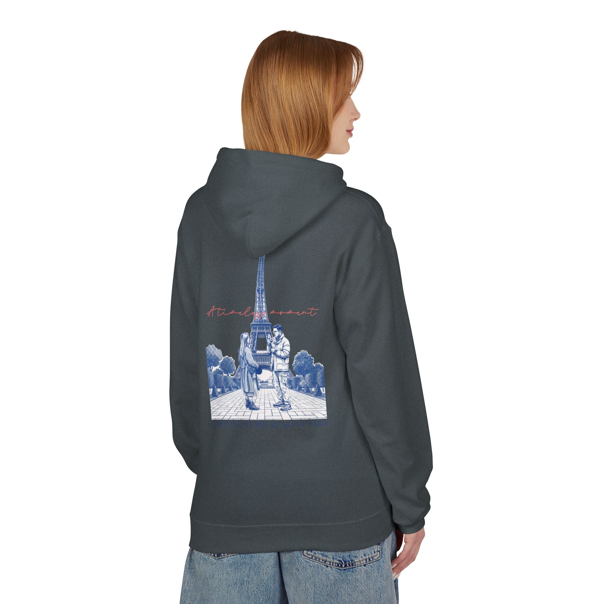 Paris Eiffel Tower Hoodie | Romantic Travel Graphic Sweatshirt