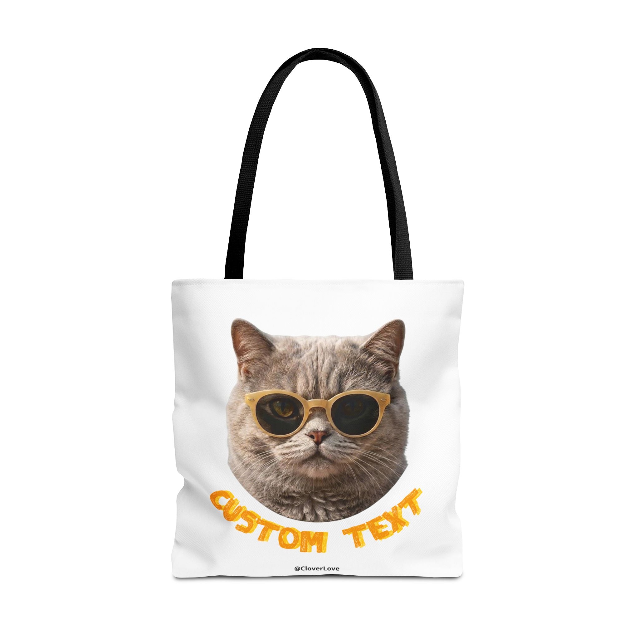 Summer Cat Tote Bag | Funny Cat Lover Beach Canvas Bag