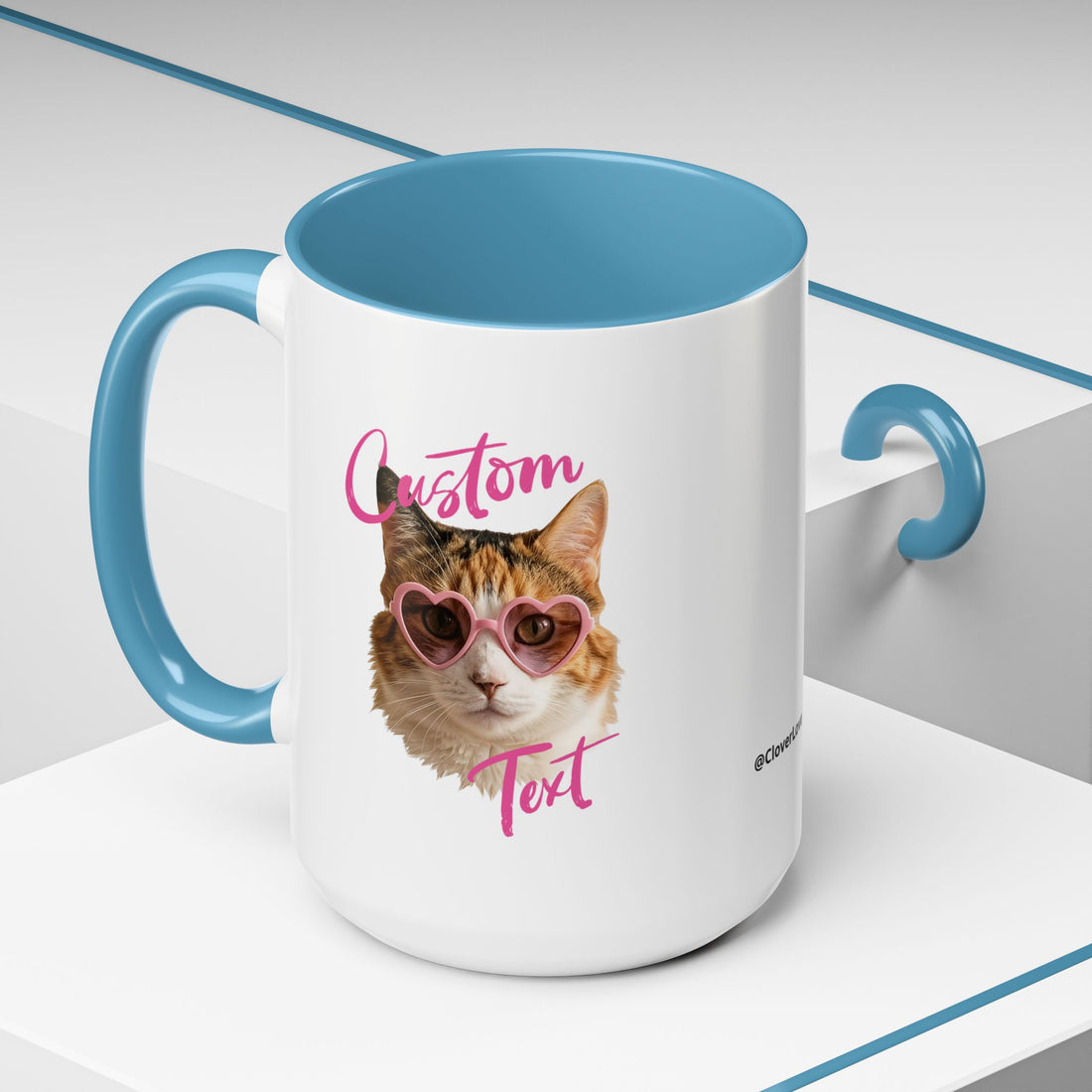 Road Trip Cat Mug | Personalized Summer Cat Coffee Cup With Custom Text