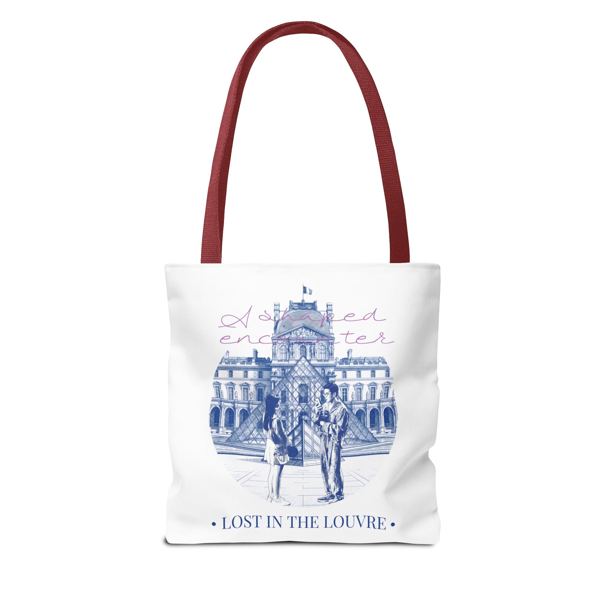 Louvre Paris Tote Bag | Vintage Museum Travel Canvas Bag