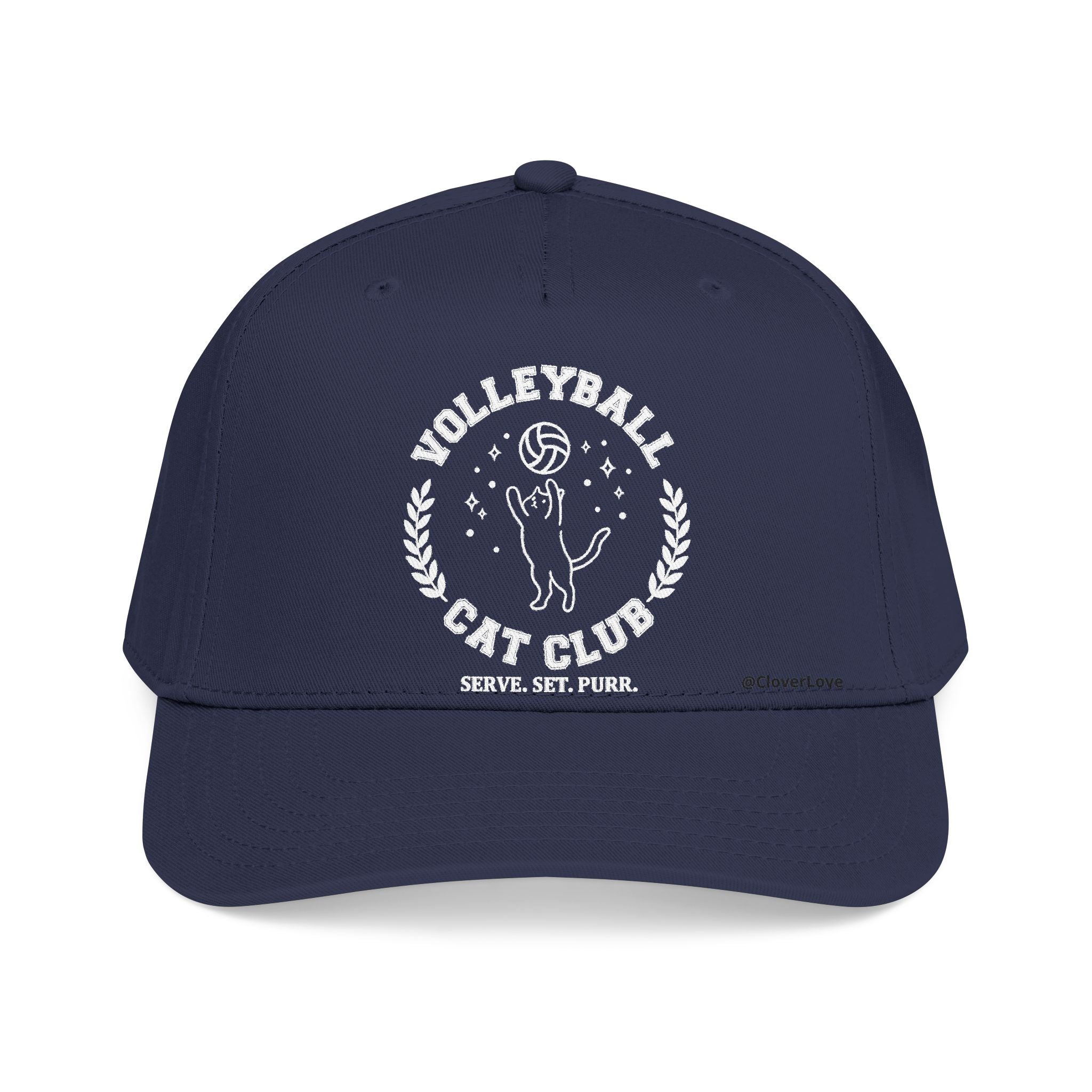 VC2, Cat's Skiff Adventure Baseball Cap — Cute Nautical Cat Hat with @CloverLove Design