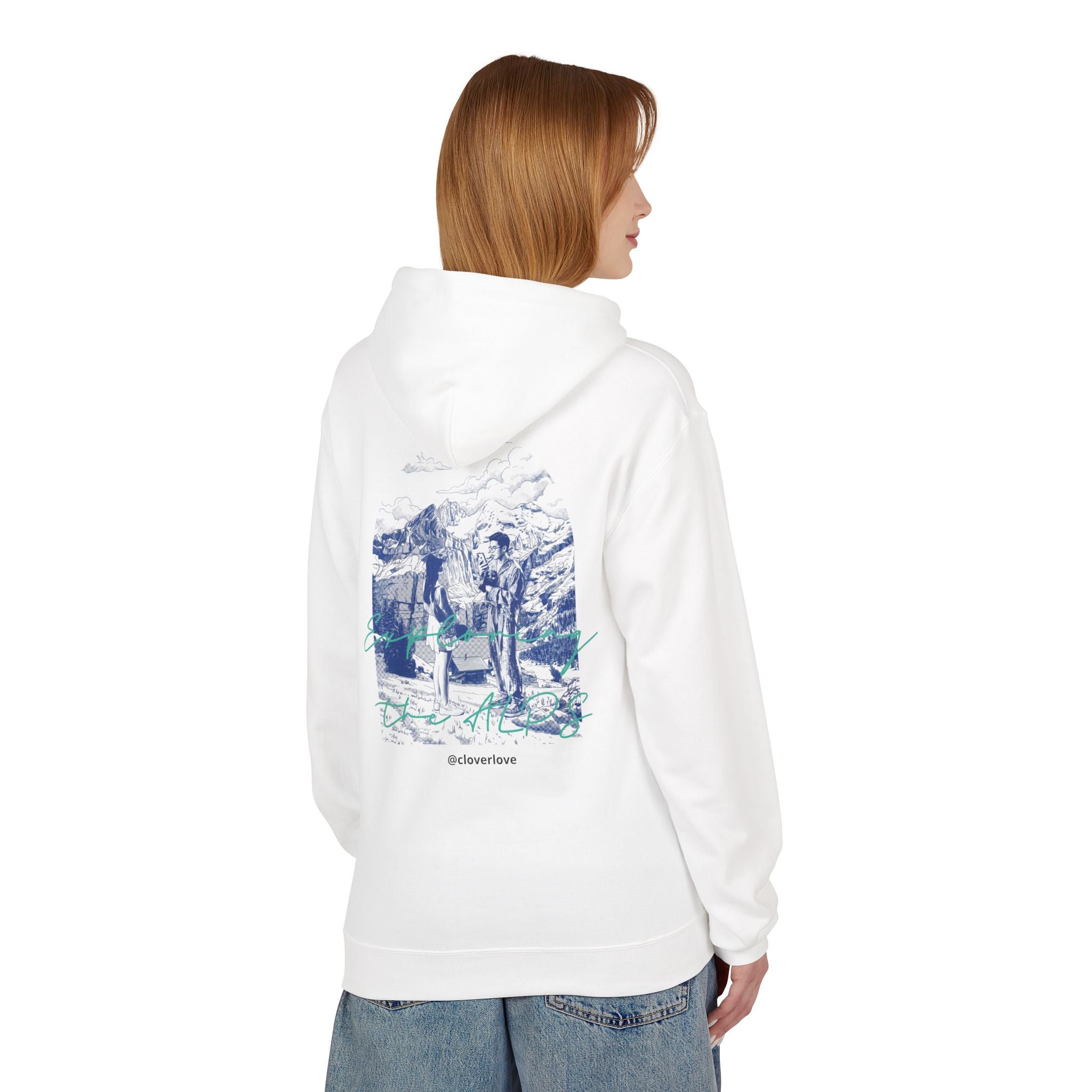 Mountain Travel Hoodie | Abenteuerlandschaft Grafik Pullover