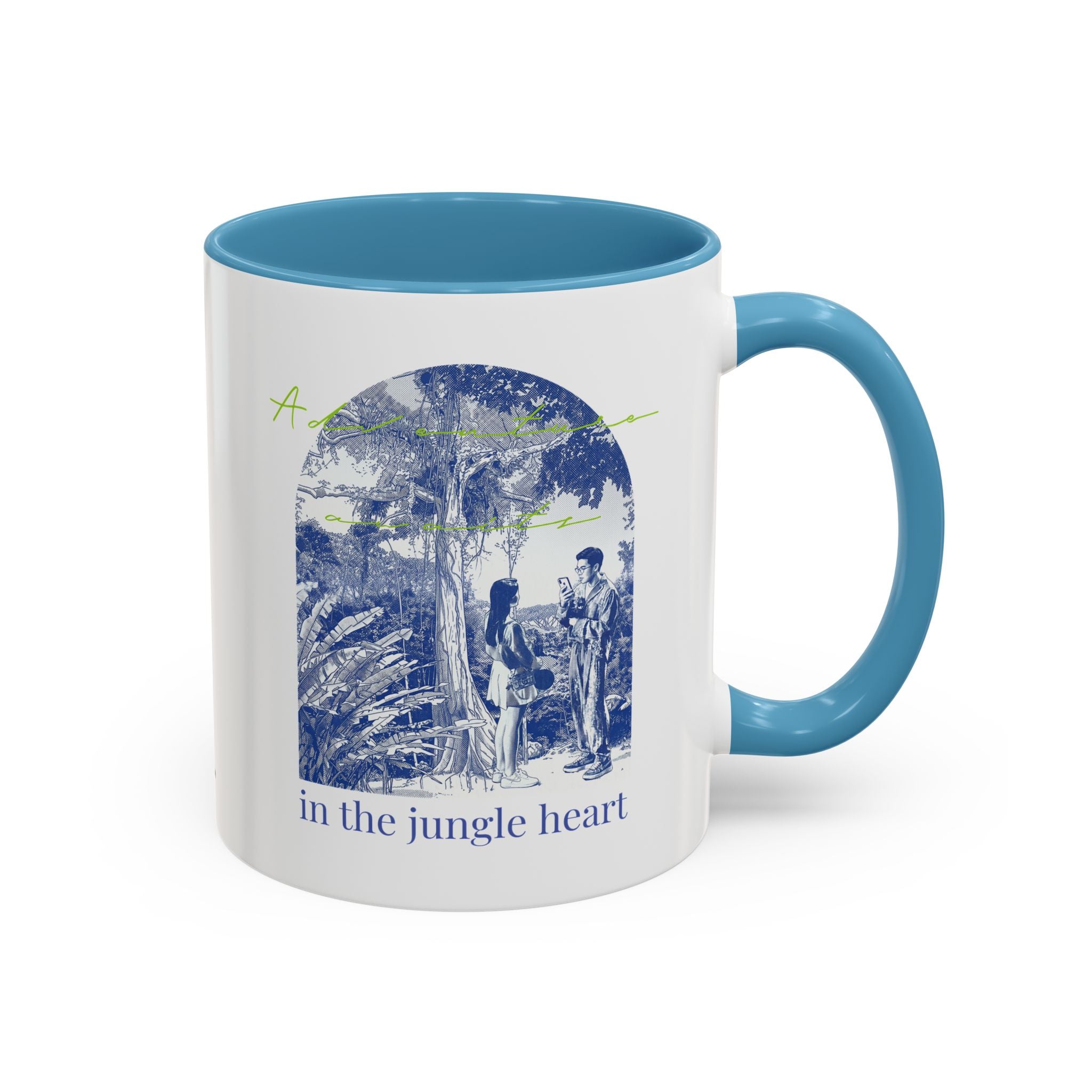 Jungle Adventure Travel Mug - Tropical Nature Coffee Cup for Explorers