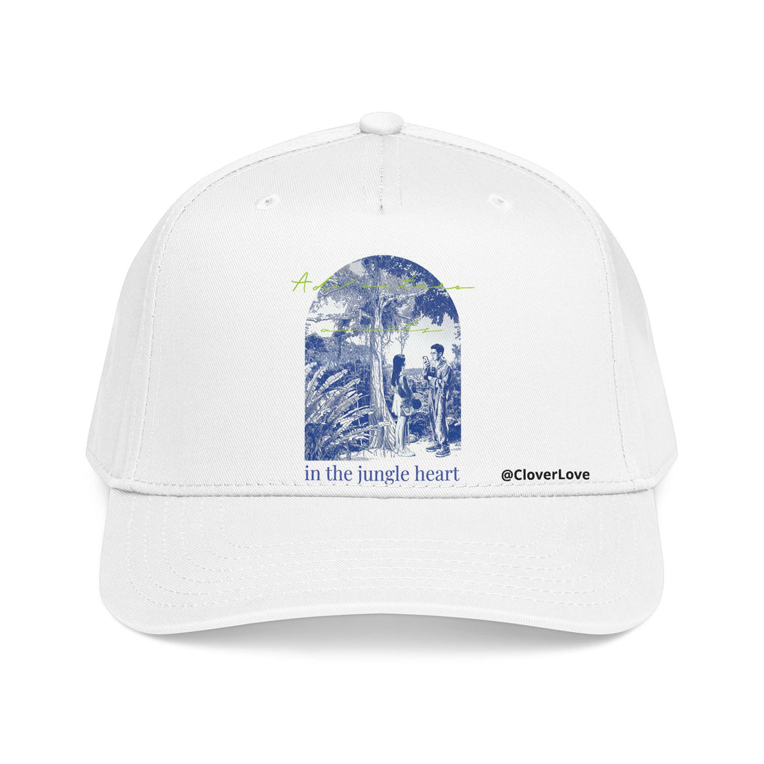 Jungle Adventure Hat - Tropical Travel Baseball Cap, Nature Explorer Dad Hat
