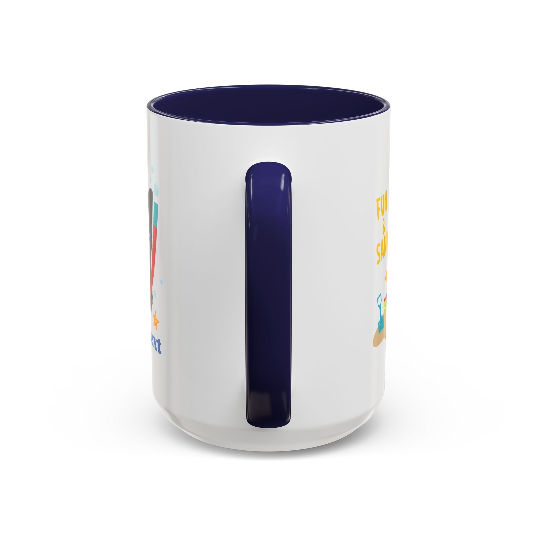Summer Diving Dog Mug | Personalized Dog Photo Coffee Cup With Custom Text