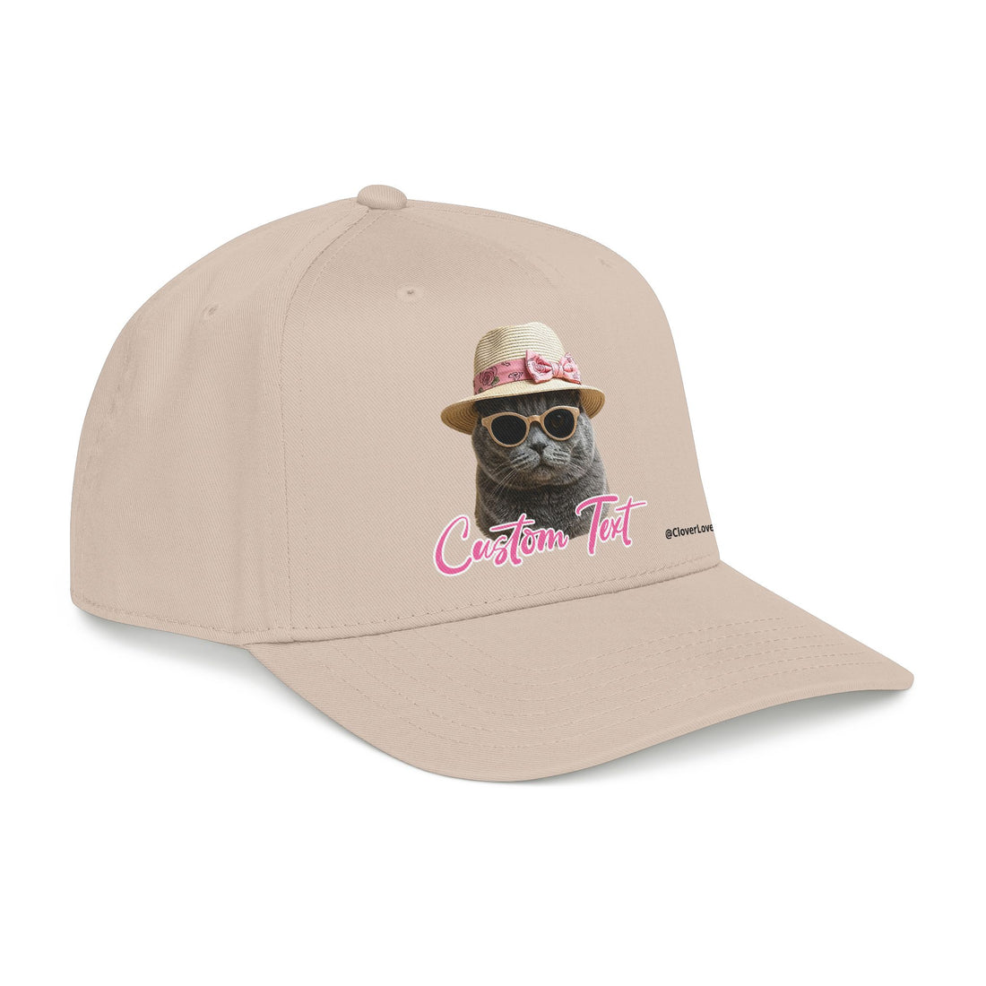 Cute Cat Photo Hat | Personalized Pet Lover Baseball Cap