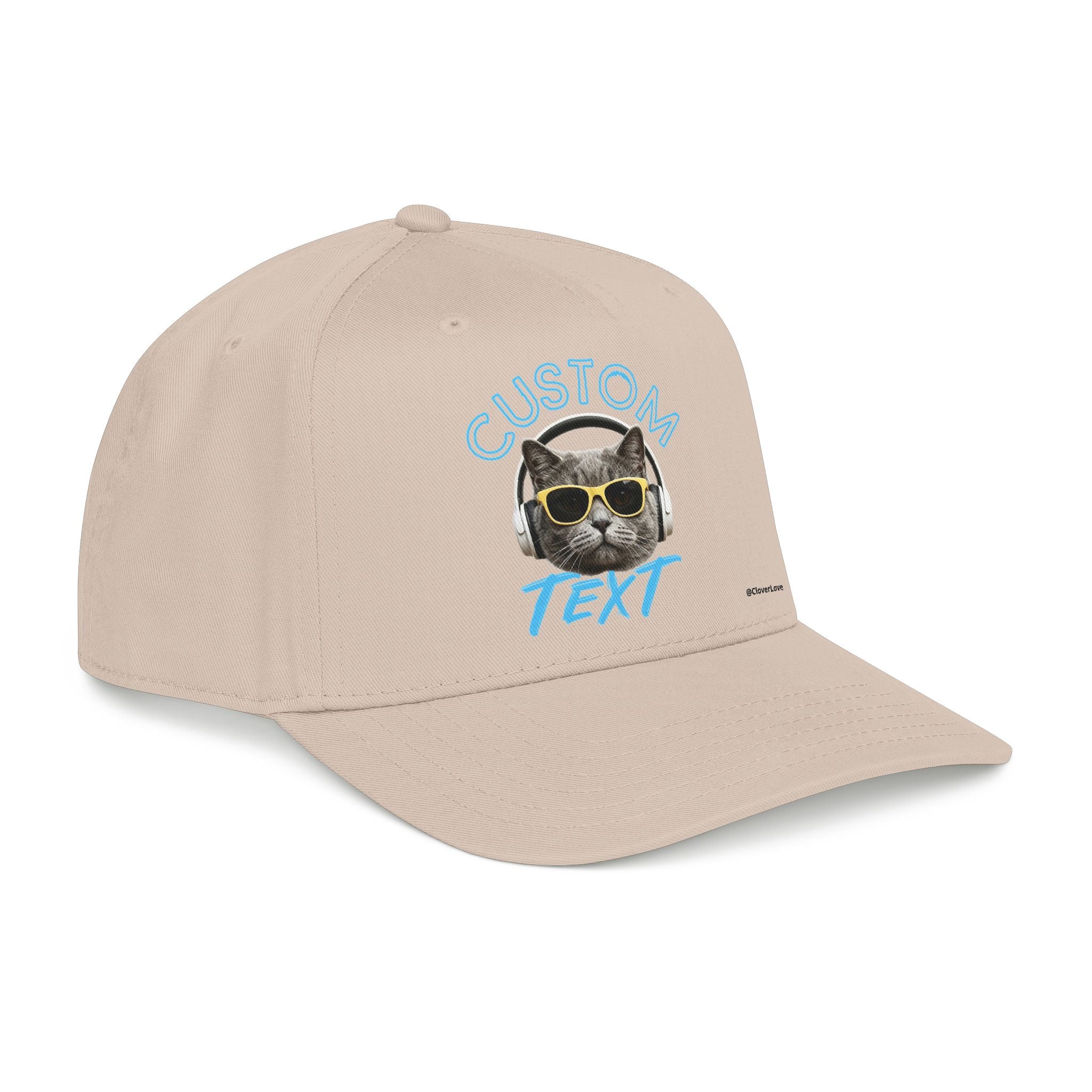 Custom Cat Photo Baseball Cap | Personalized Pet Lover Hat