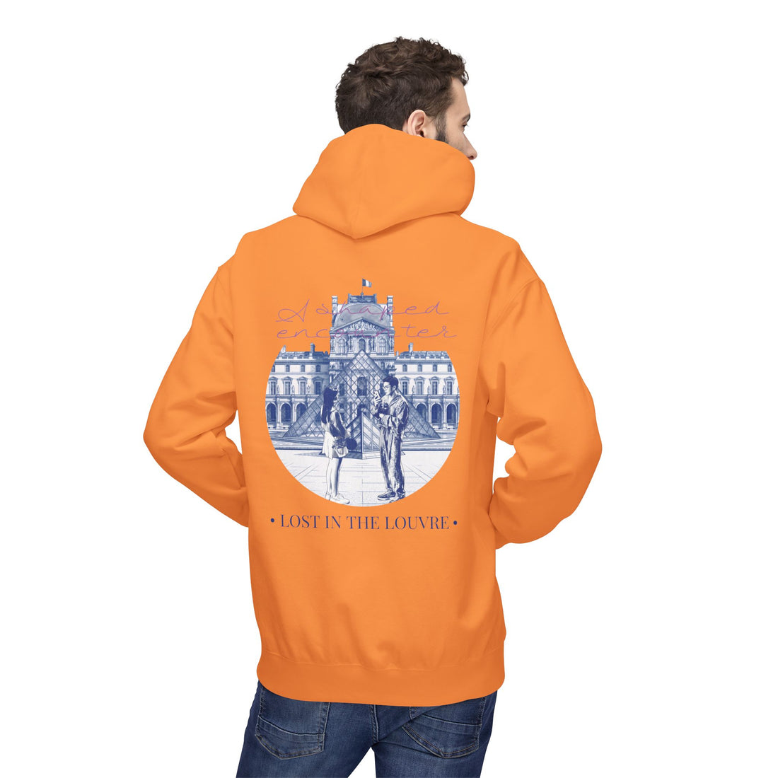 Lost In The Louvre Hoodie | Paris Travel Landmark Sweatshirt
