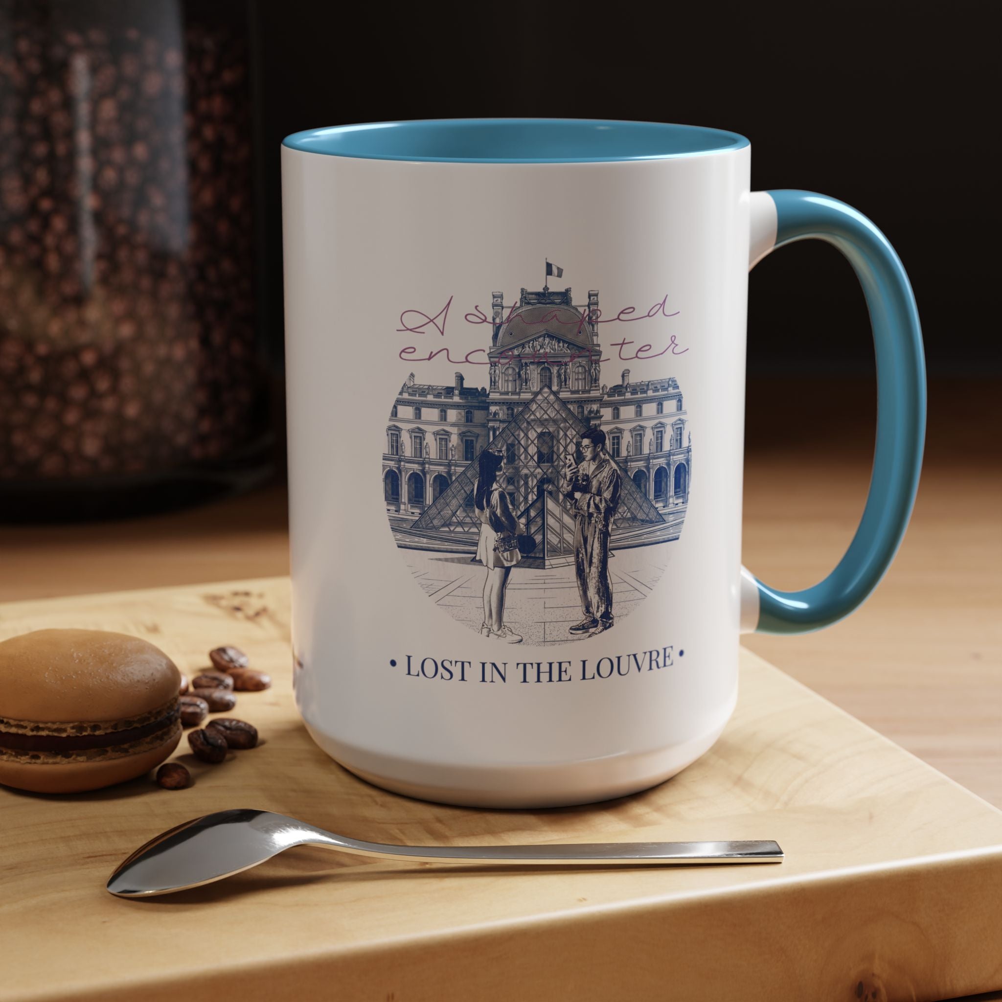 Louvre Paris Travel Mug - Art Museum Coffee Cup for Travelers