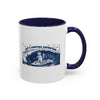 Cat's Surfing Adventure Ocean Wave Mug - Cute Cat Lover Coffee Cup