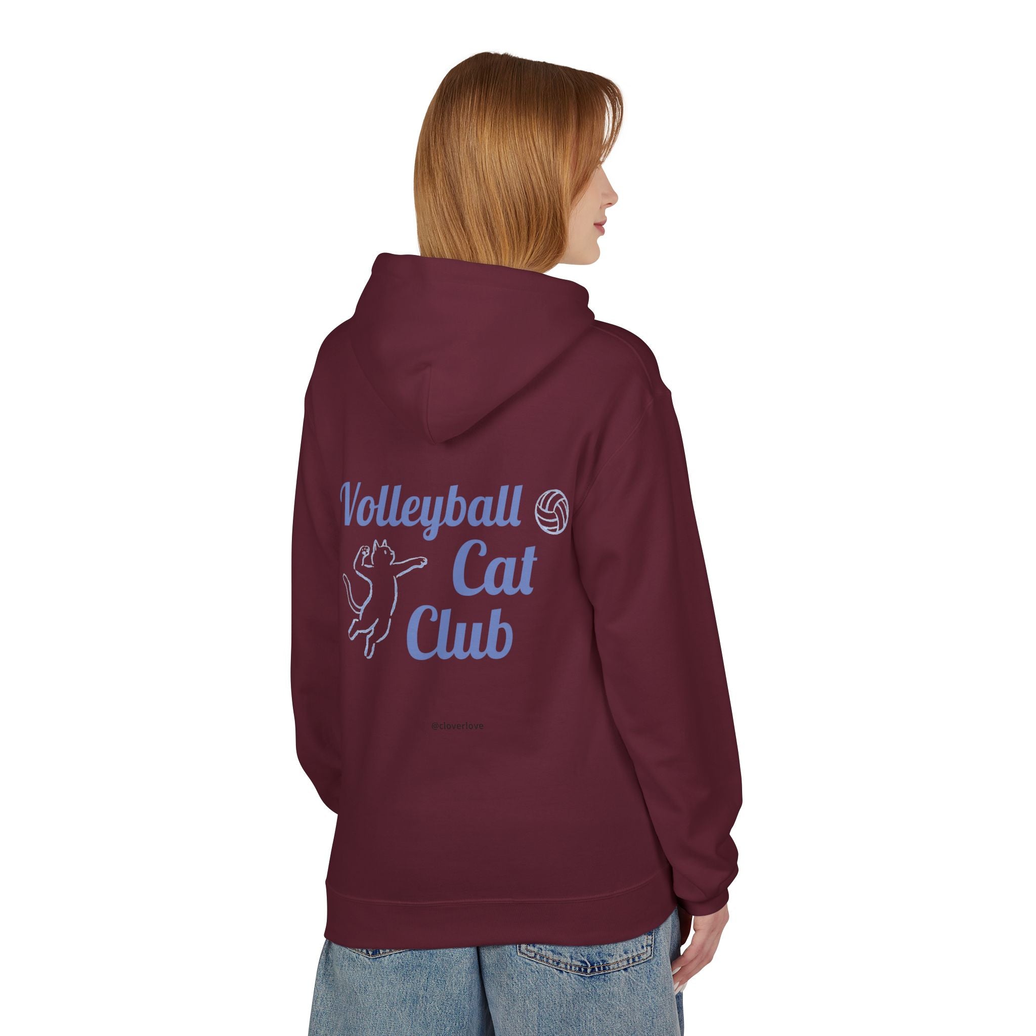 VC8, Catch the Echo Hoodie — Ocean Cat Adventure Graphic Hoodie