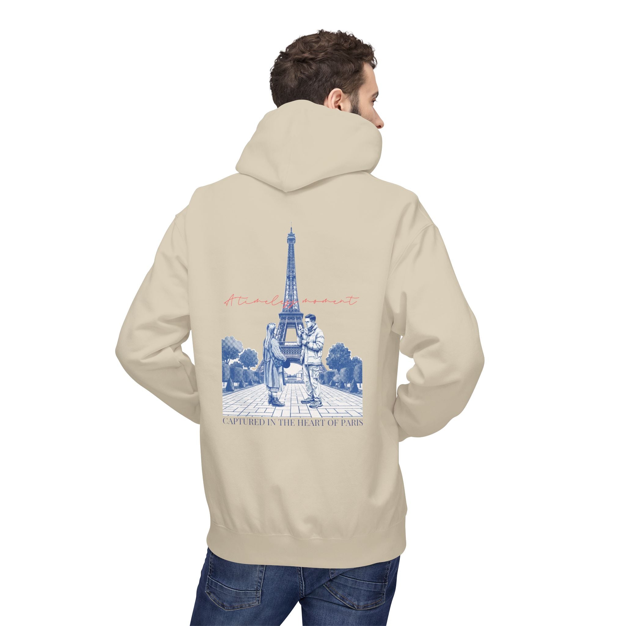 Paris Eiffel Tower Hoodie | Romantic Travel Graphic Sweatshirt