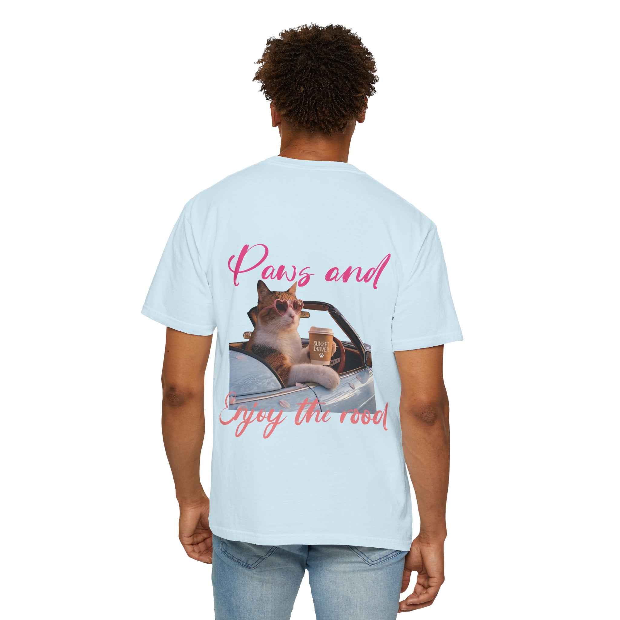 Custom Pet Travel T-Shirt - Summer Road Trip Tee for Cat Lovers