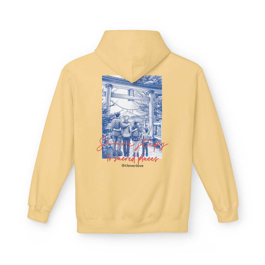 Sacred Places Hoodie | Vintage Reise-Wahrzeichen Sweatshirt