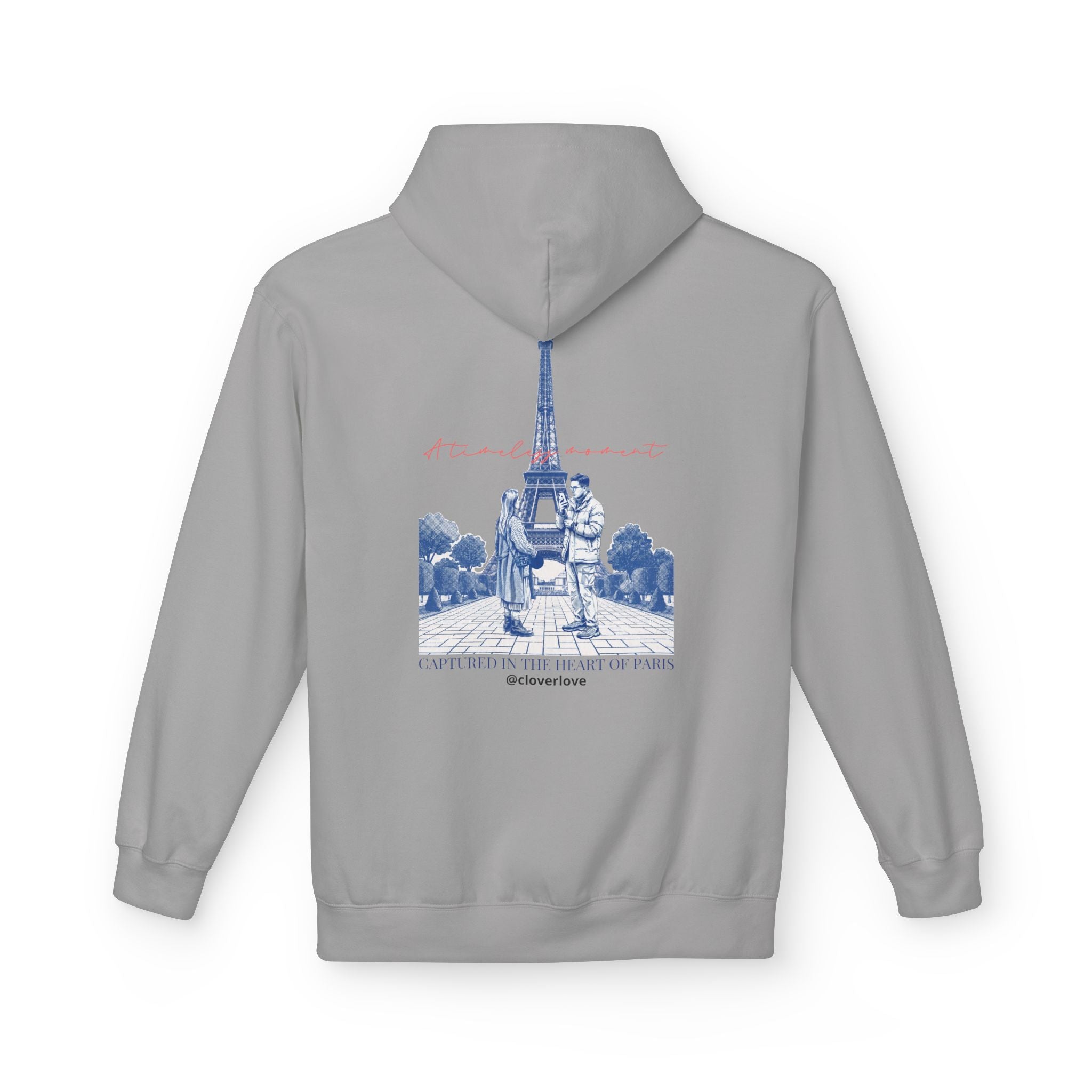 Paris Eiffelturm Hoodie | Romantisches Reise-Grafik-Sweatshirt