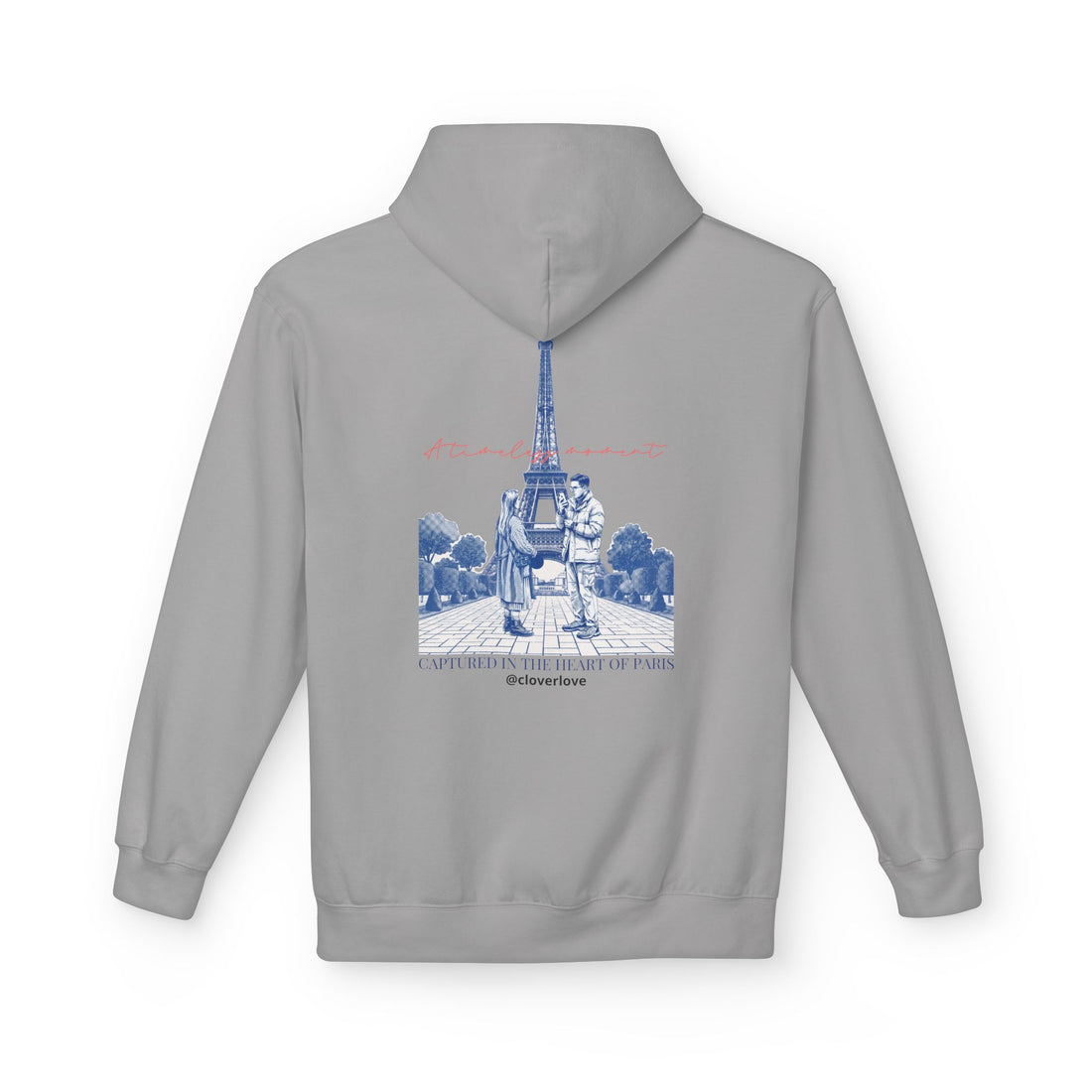 Paris Eiffelturm Hoodie | Romantisches Reise-Grafik-Sweatshirt