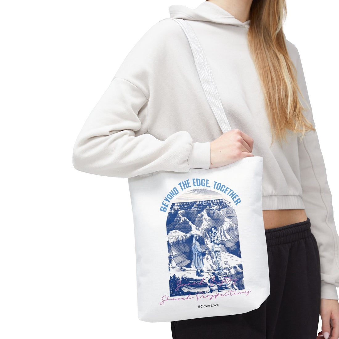 Beyond The Edge Travel Tote Bag | Grand Canyon Adventure Canvas Tote Bag for Travel Lovers