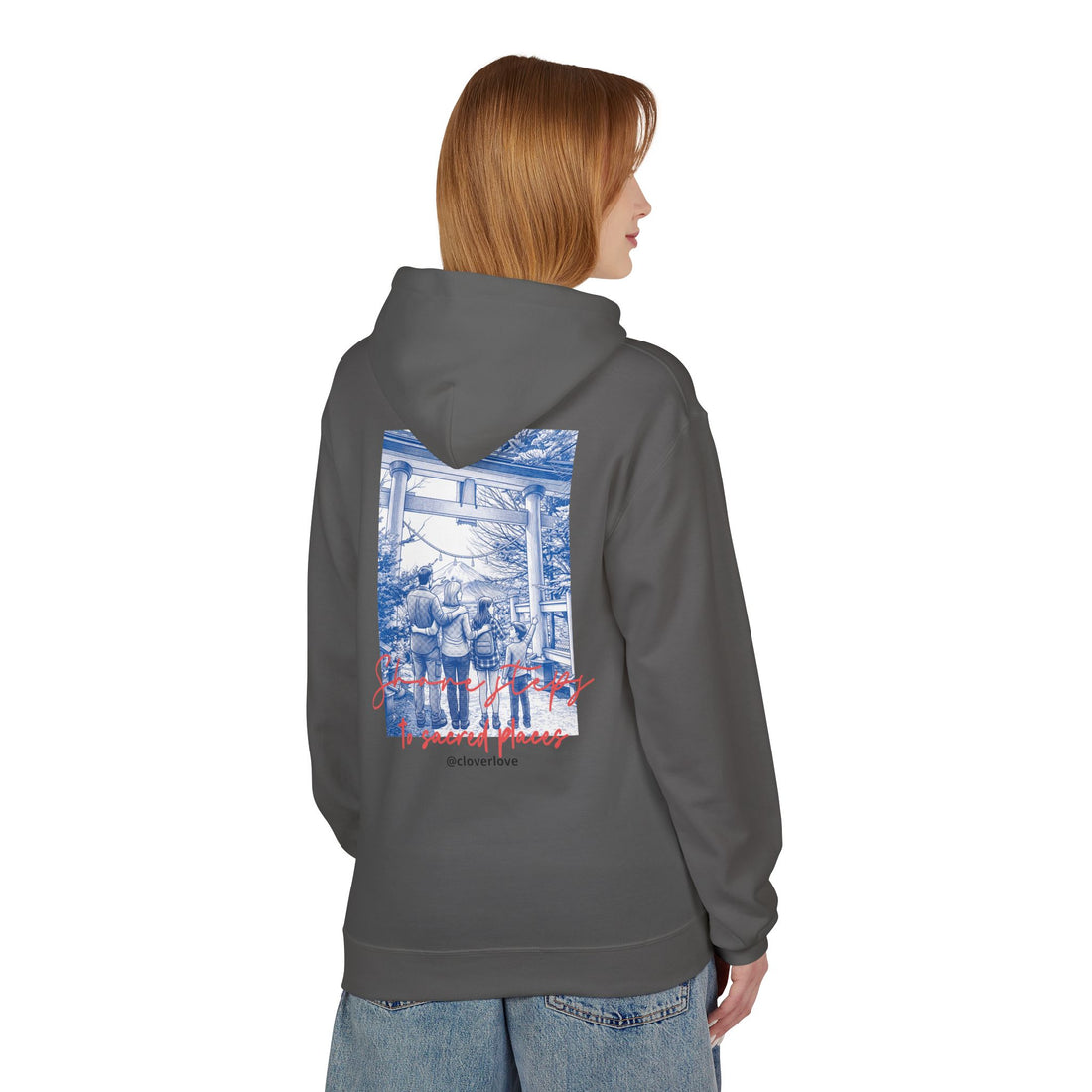 Sacred Places Hoodie | Vintage Reise-Wahrzeichen Sweatshirt
