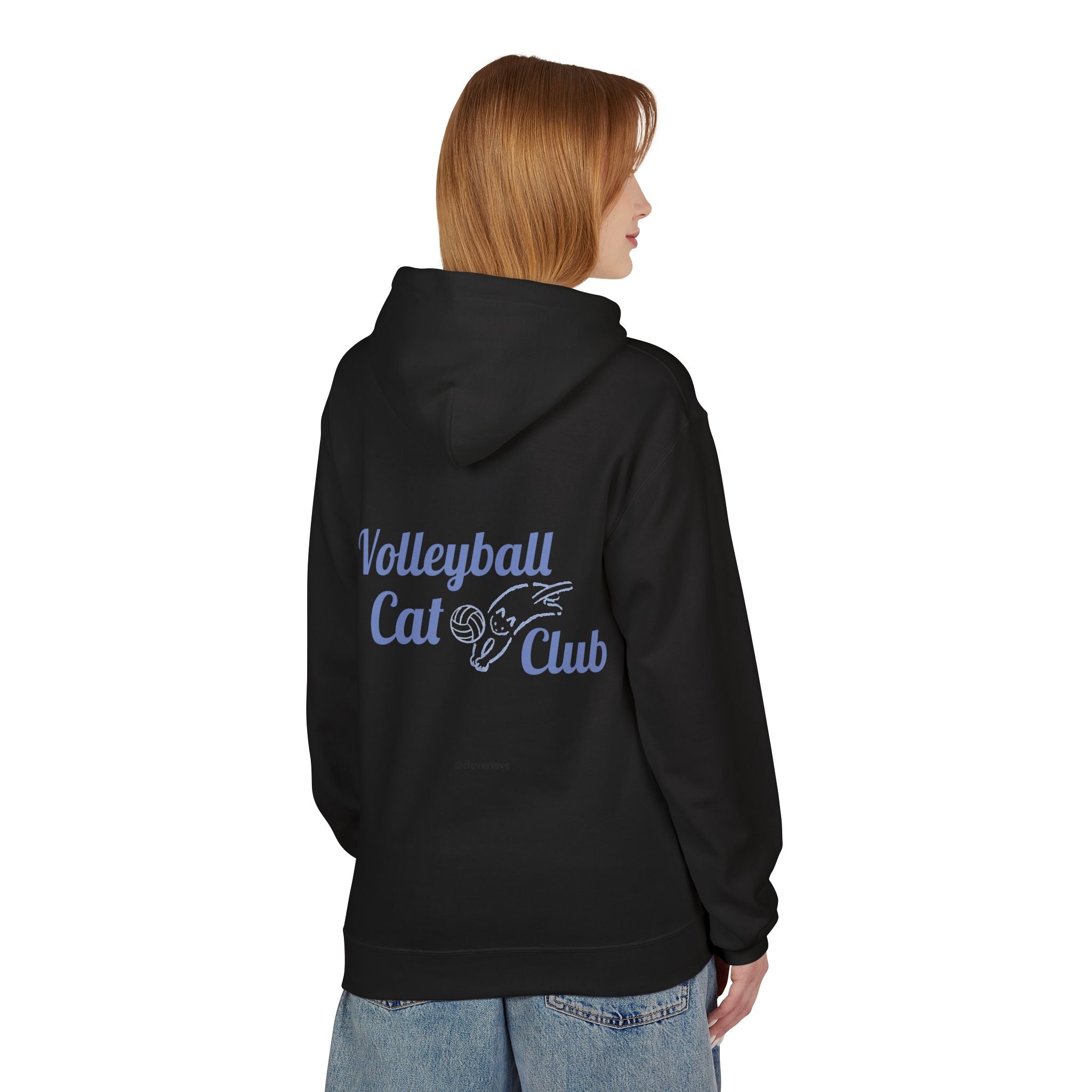 VC7, Catch the Echo Hoodie — Ocean Cat Adventure Graphic Hoodie