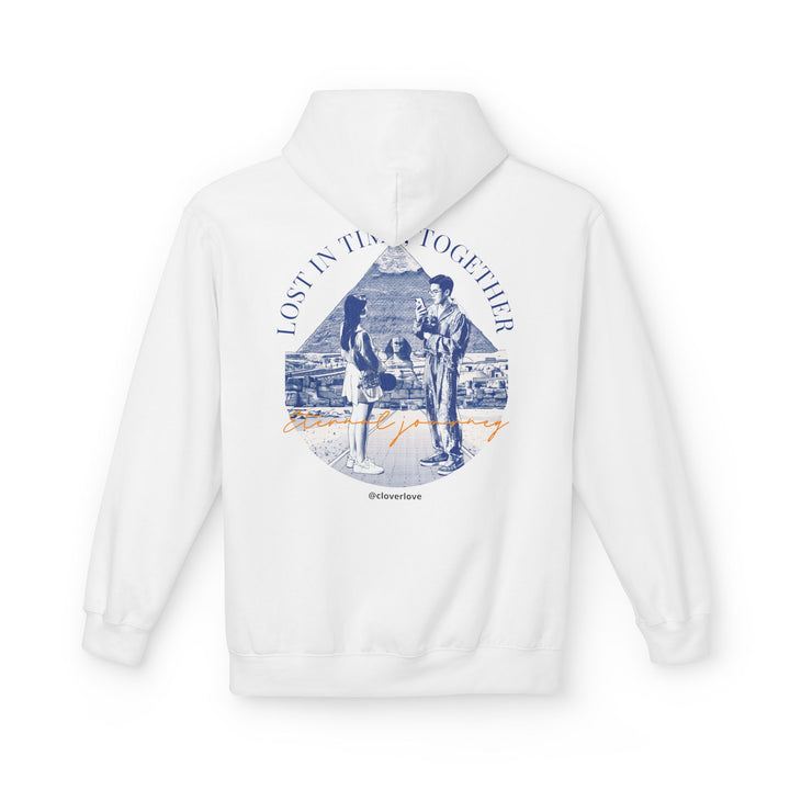 Vintage Reise Hoodie | Pärchen Wahrzeichen Grafik Sweatshirt