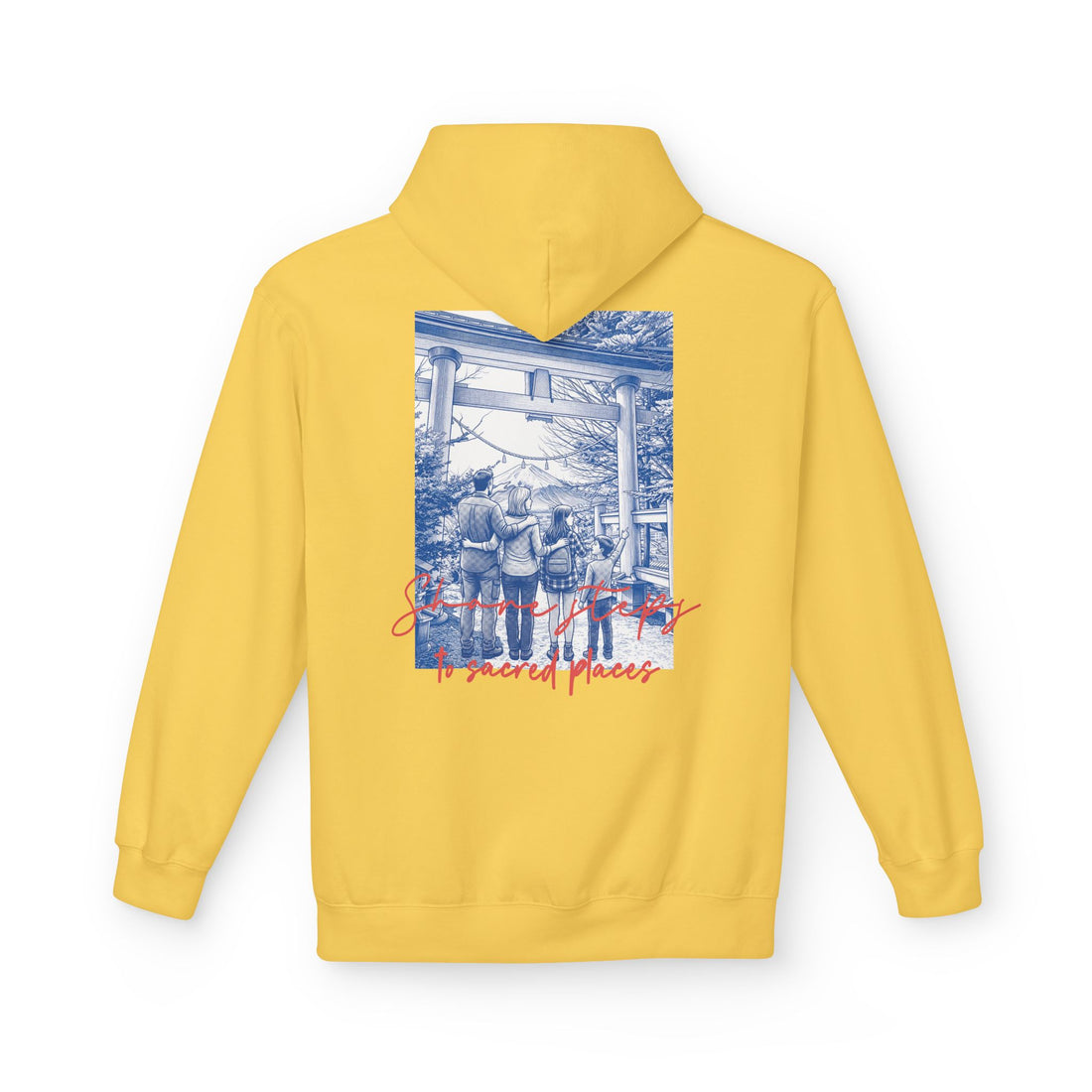 Sacred Places Hoodie | Vintage Travel Landmark Sweatshirt