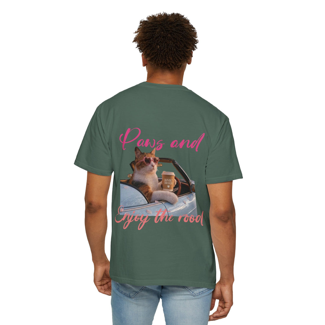 Custom Pet Travel T-Shirt - Summer Road Trip Tee for Cat Lovers