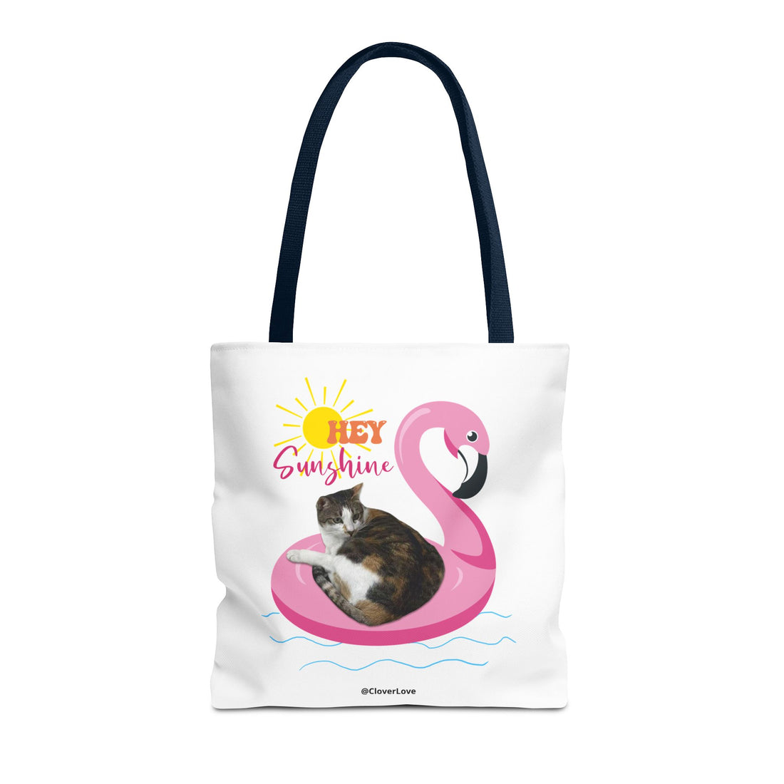 Custom Cat Tote Bag | Personalized Pet Photo Summer Bag