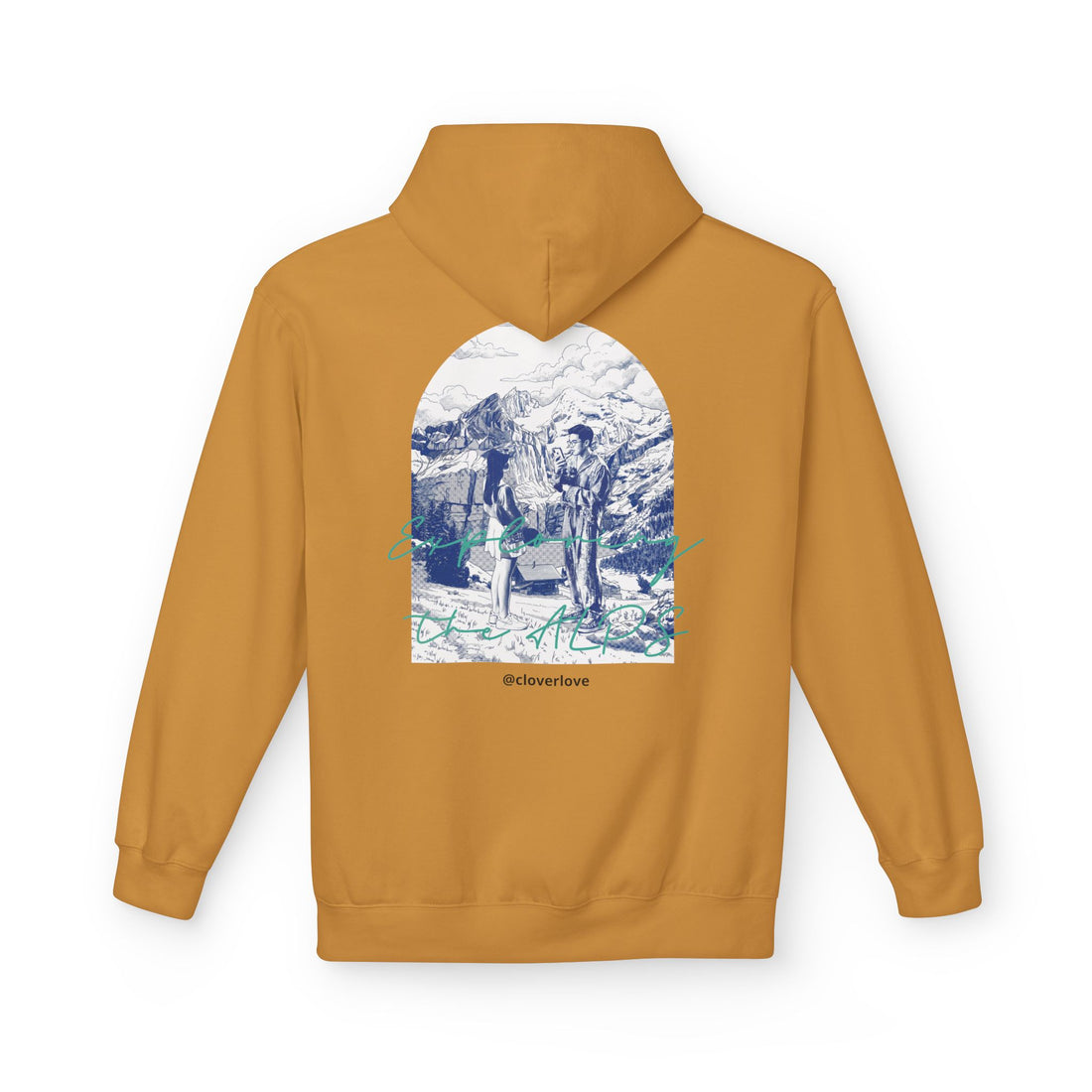 Mountain Travel Hoodie | Abenteuerlandschaft Grafik Pullover