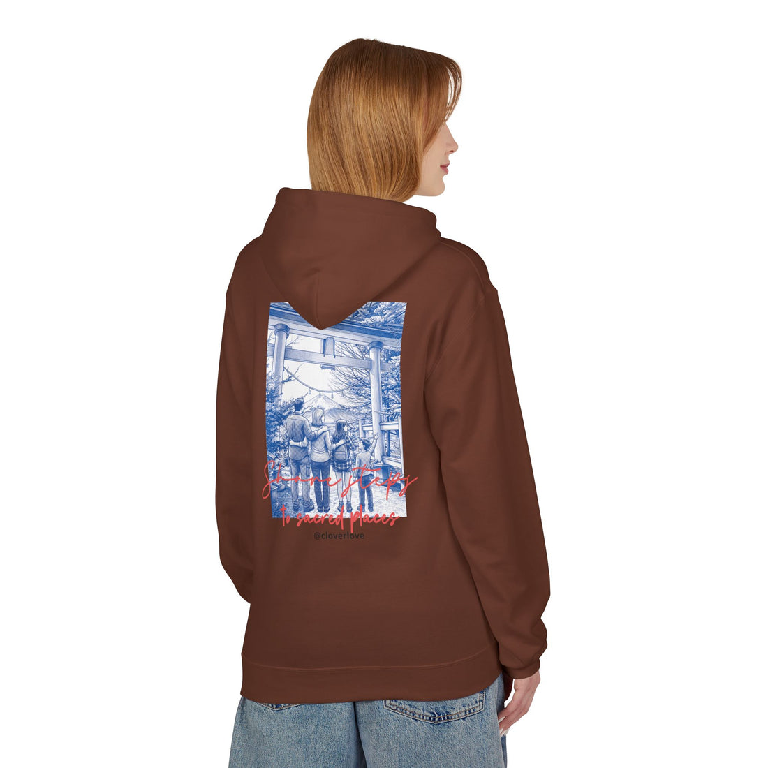 Sacred Places Hoodie | Vintage Reise-Wahrzeichen Sweatshirt