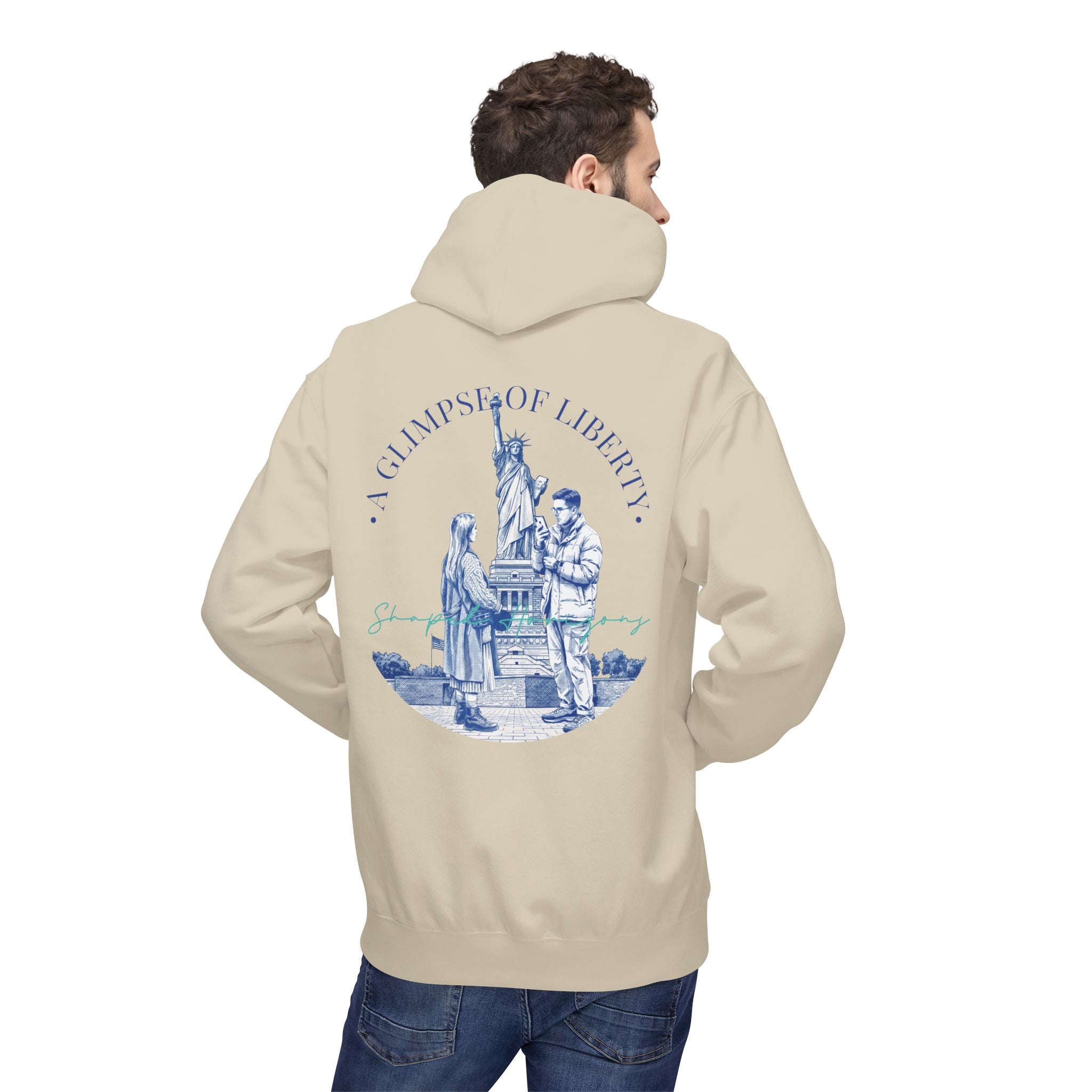 Statue of Liberty Adventure Hoodie | Vintage New York Travel Sweatshirt