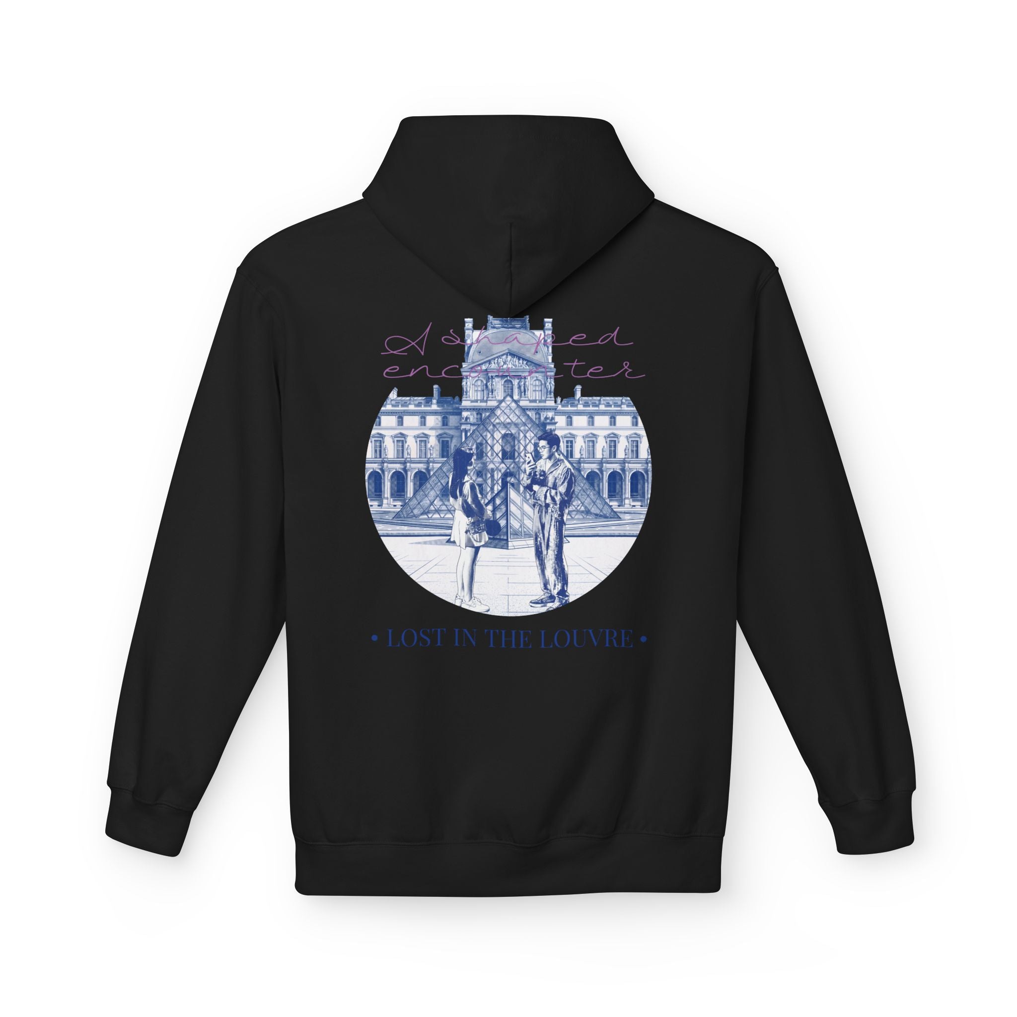 Lost In The Louvre Hoodie | Paris Travel Landmark Sweatshirt