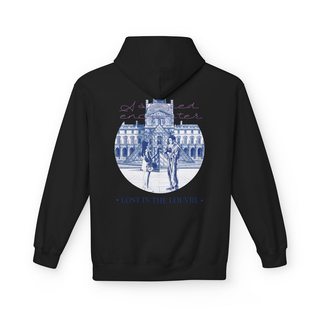Lost In The Louvre Hoodie | Paris Travel Landmark Sweatshirt