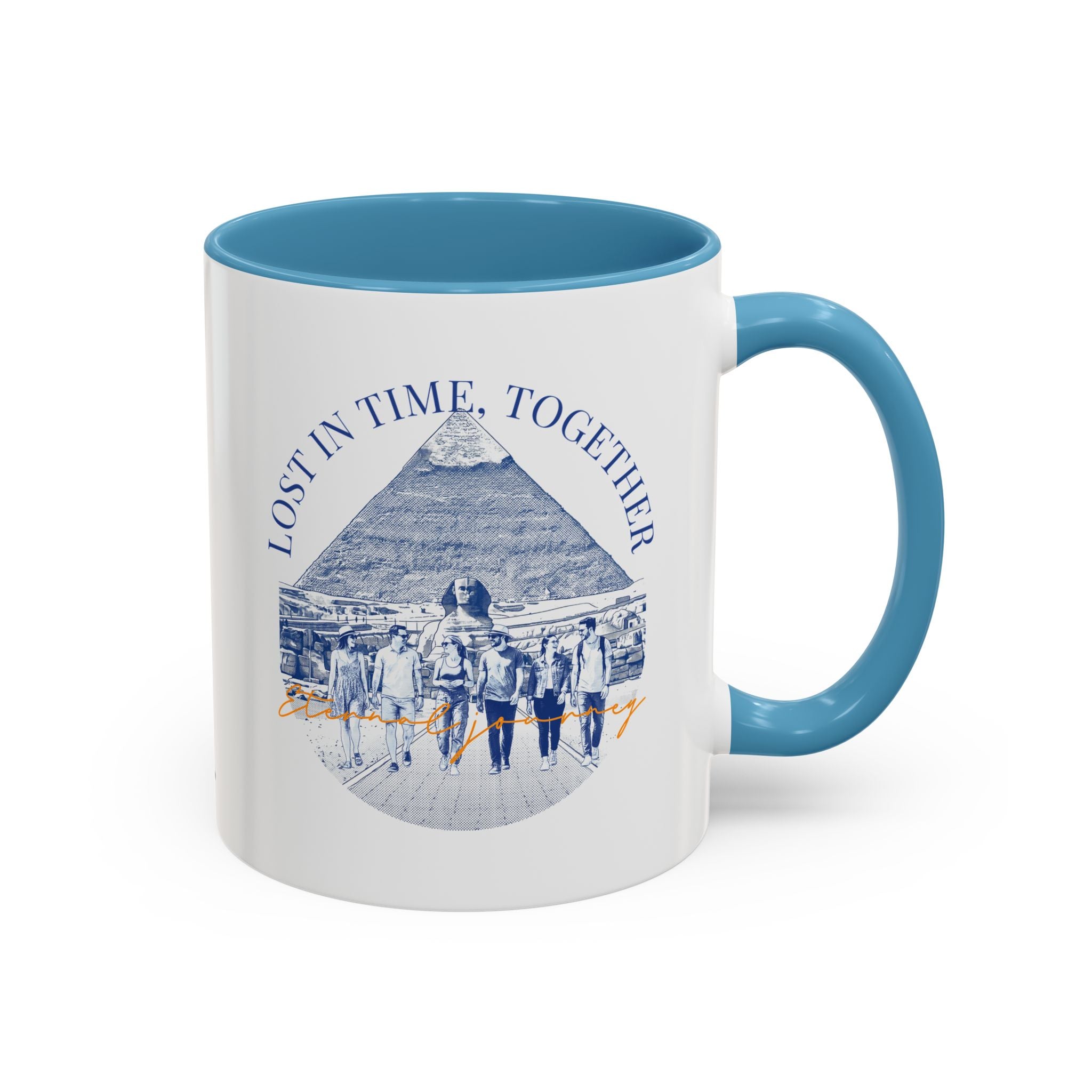 Egypt Travel Memory Mug - Pyramid Adventure Coffee Cup for Travelers