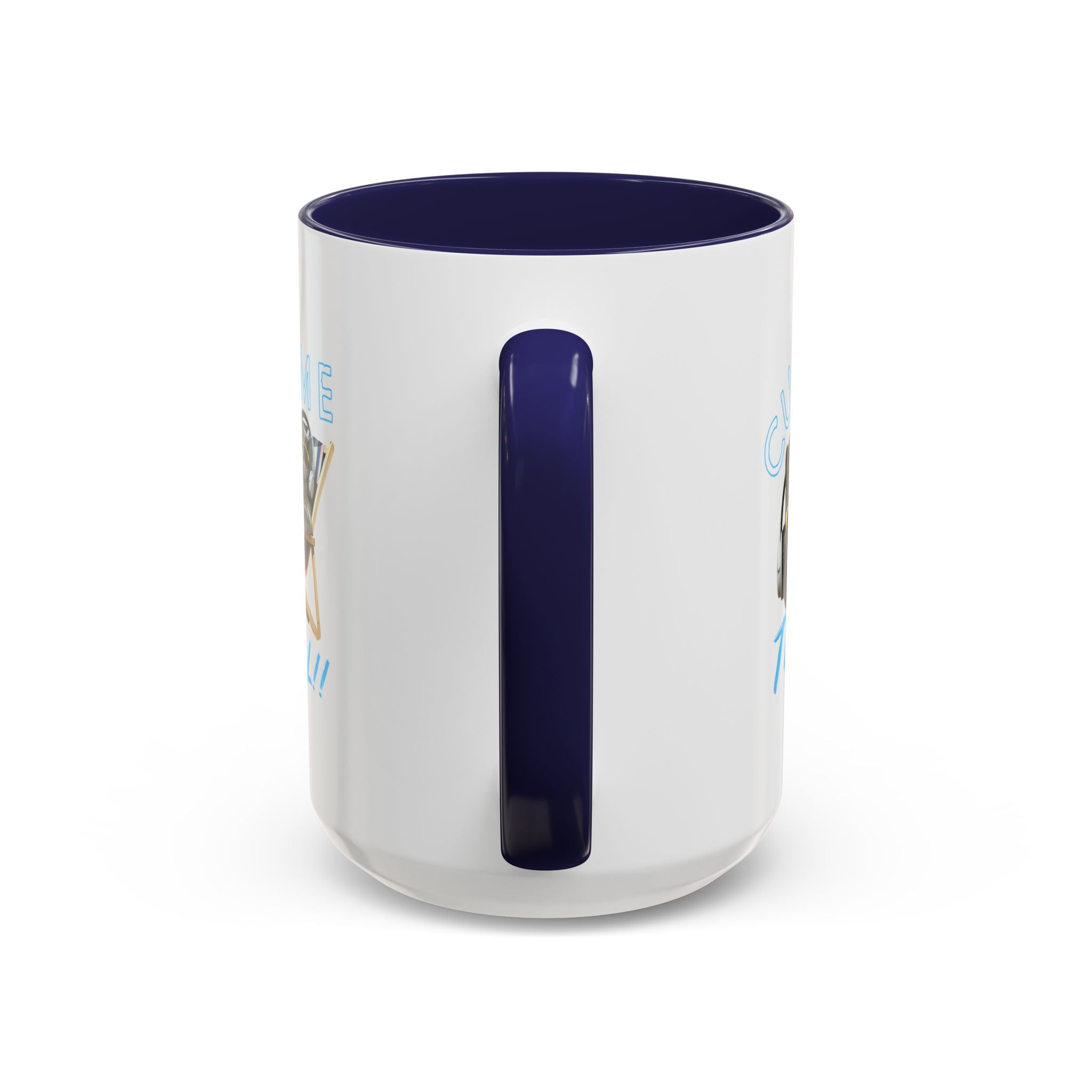 Chill Cat Summer Mug | Personalized Cat Photo Coffee Cup With Custom Text