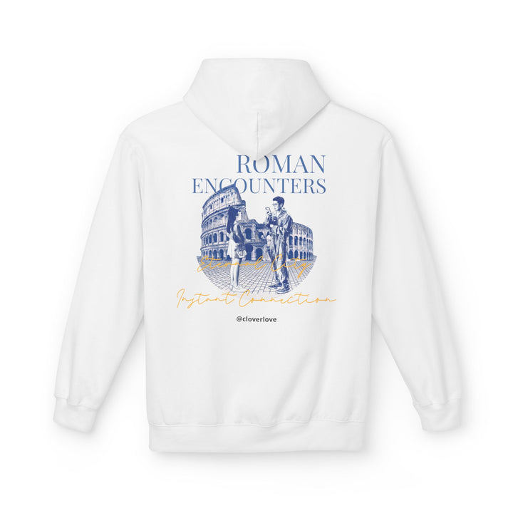 Kapuzenpullover „Römische Begegnungen“ | Kolosseum Reise-Wahrzeichen Sweatshirt