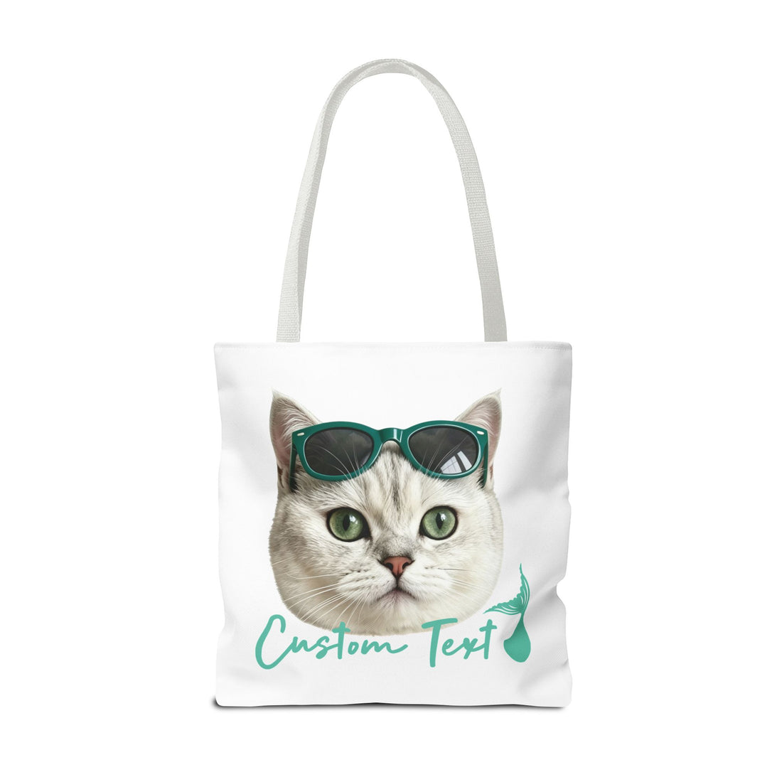 Custom Cat Tote Bag | Personalized Cat Photo Summer Canvas Bag