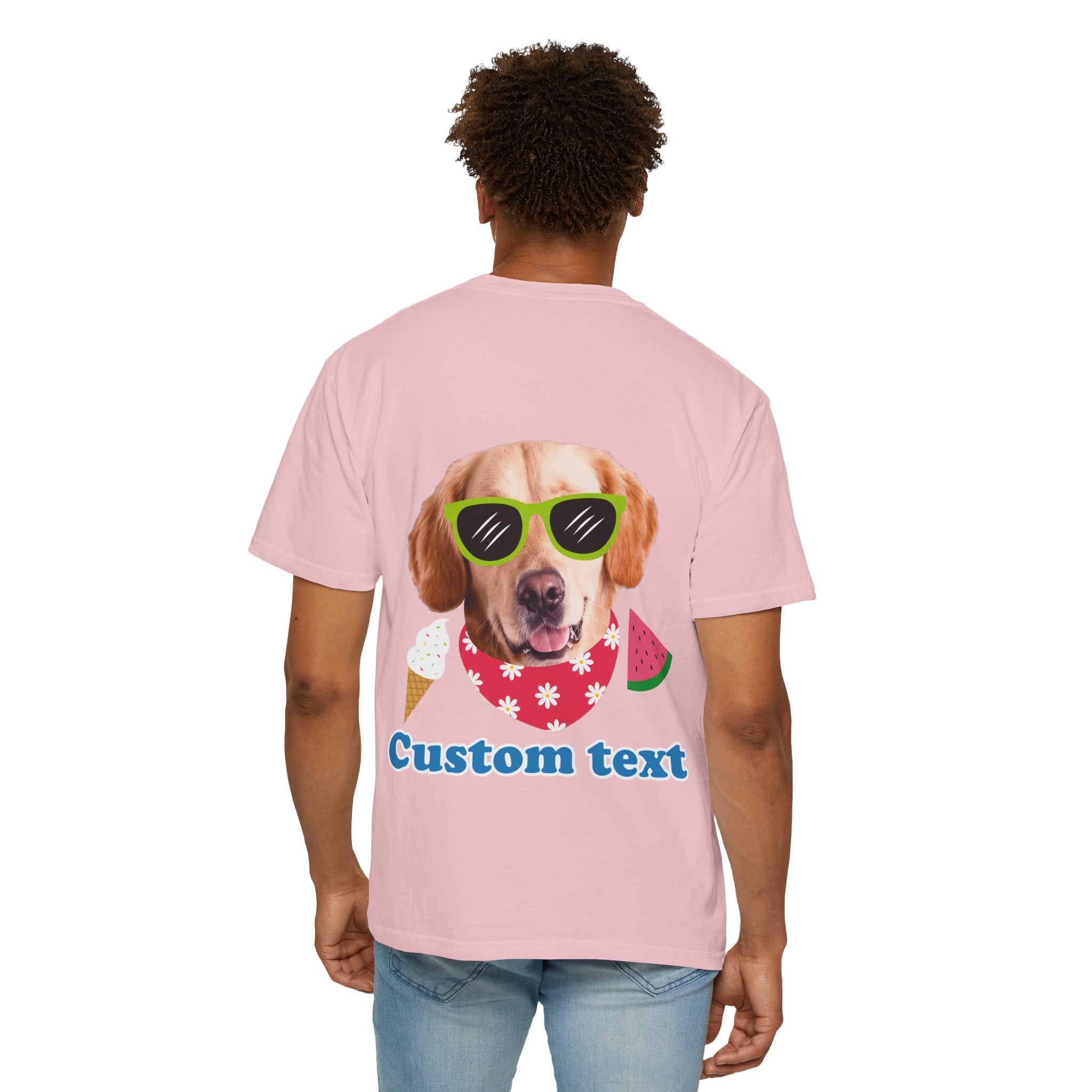 Custom Dog Summer T-Shirt - Funny Beach Dog Tee, Dog Lover Gift