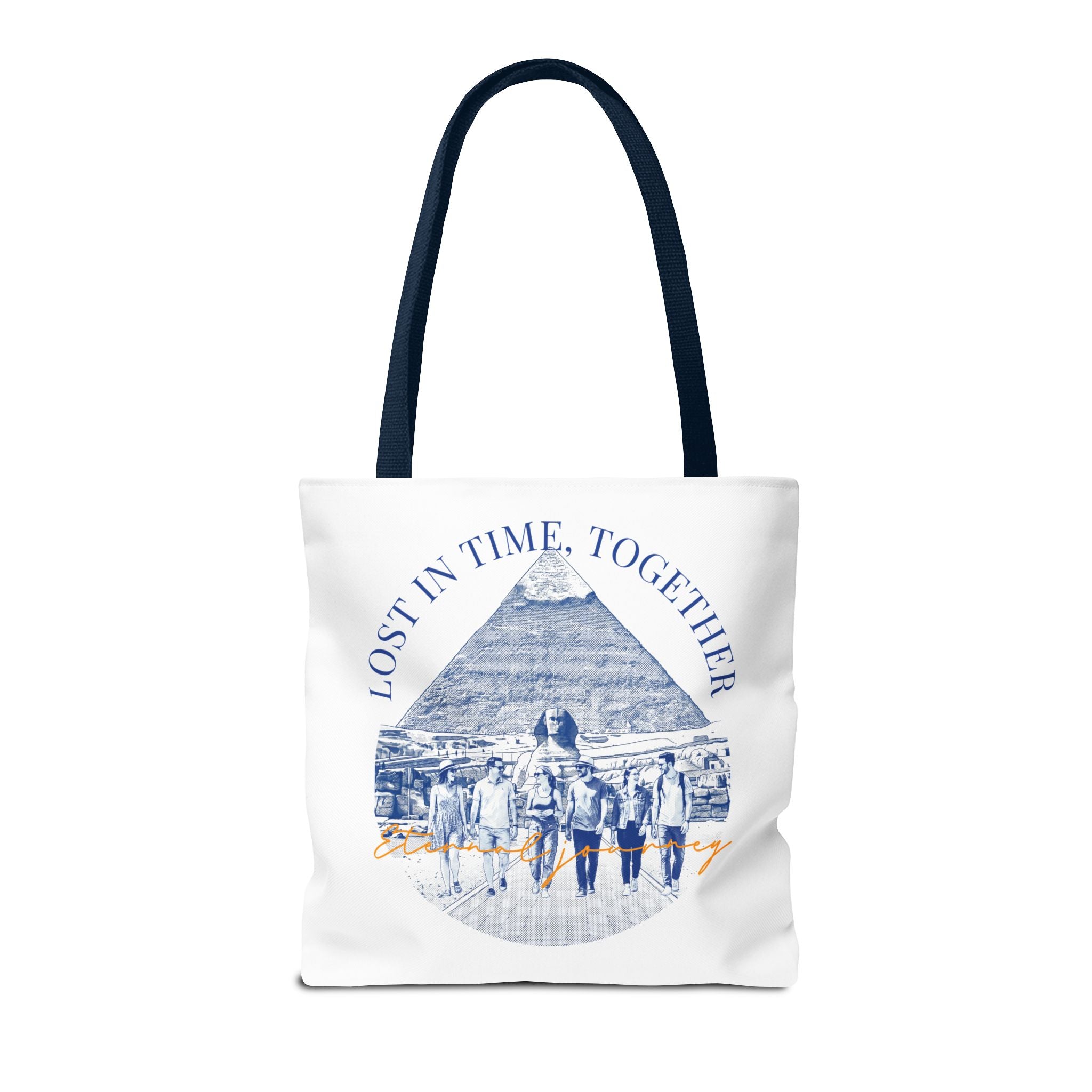 Egypt Pyramid Tote Bag | Vintage Travel Explorer Canvas Bag