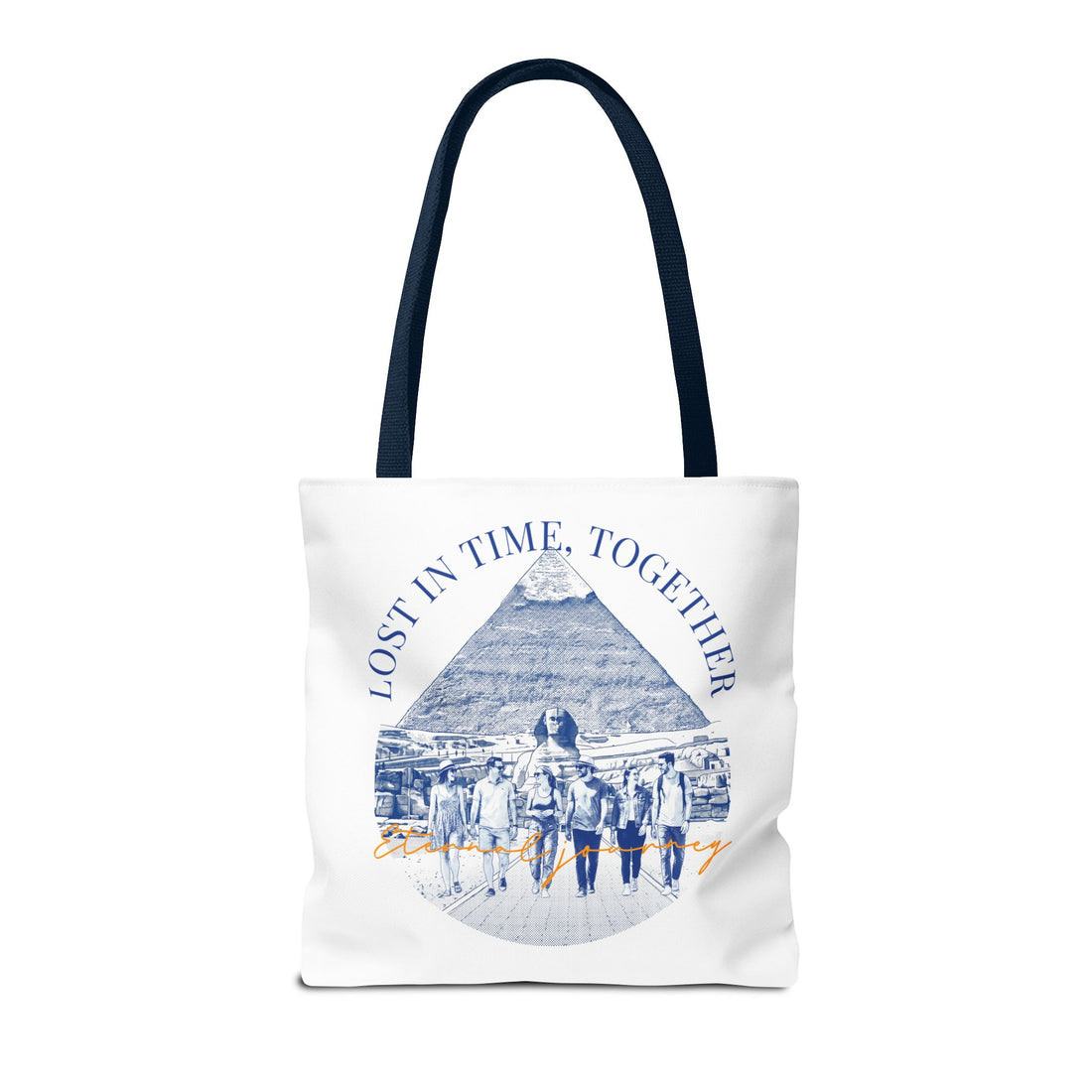 Egypt Pyramid Tote Bag | Vintage Travel Explorer Canvas Bag