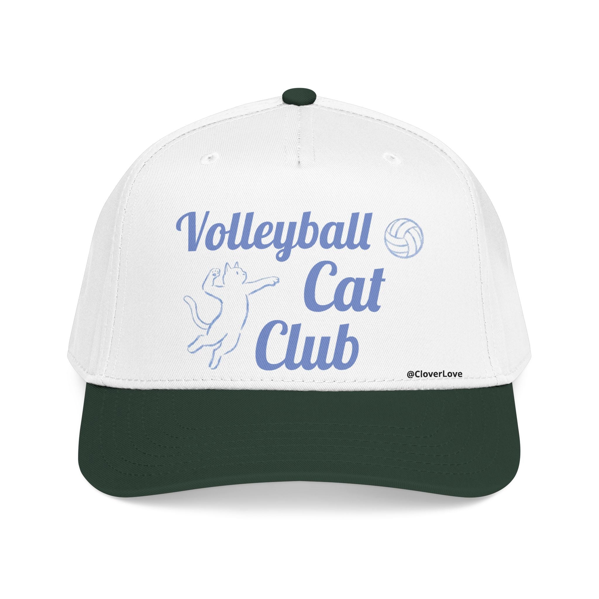 VC8, Cat's Skiff Adventure Baseball Cap — Cute Nautical Cat Hat with @CloverLove Design