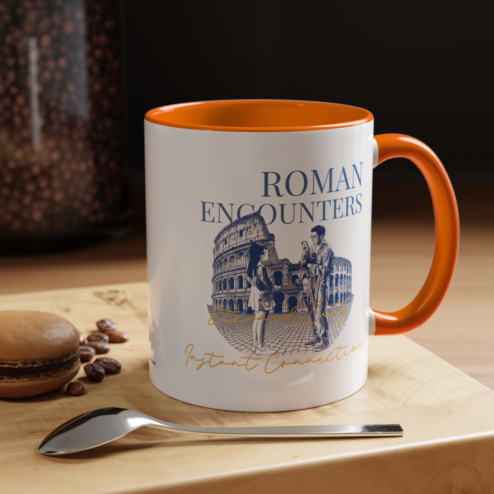 Rome Travel Memory Mug - Colosseum Coffee Cup for Travelers