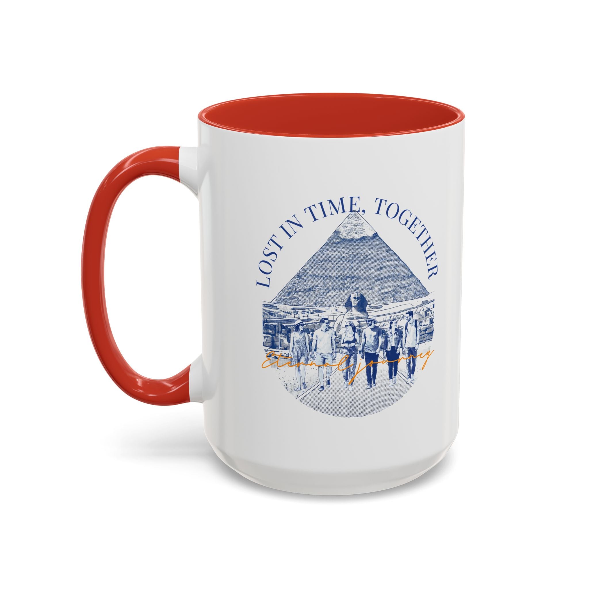 Egypt Travel Memory Mug - Pyramid Adventure Coffee Cup for Travelers