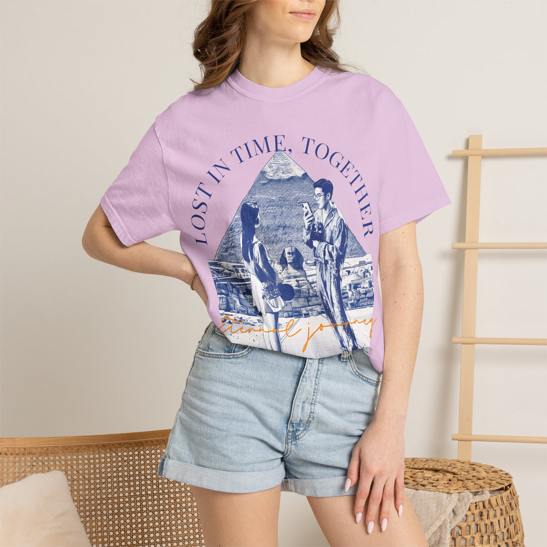 Custom Travel Memory T-Shirt - Vintage Landmark Adventure Tee, Unique Vacation Gift