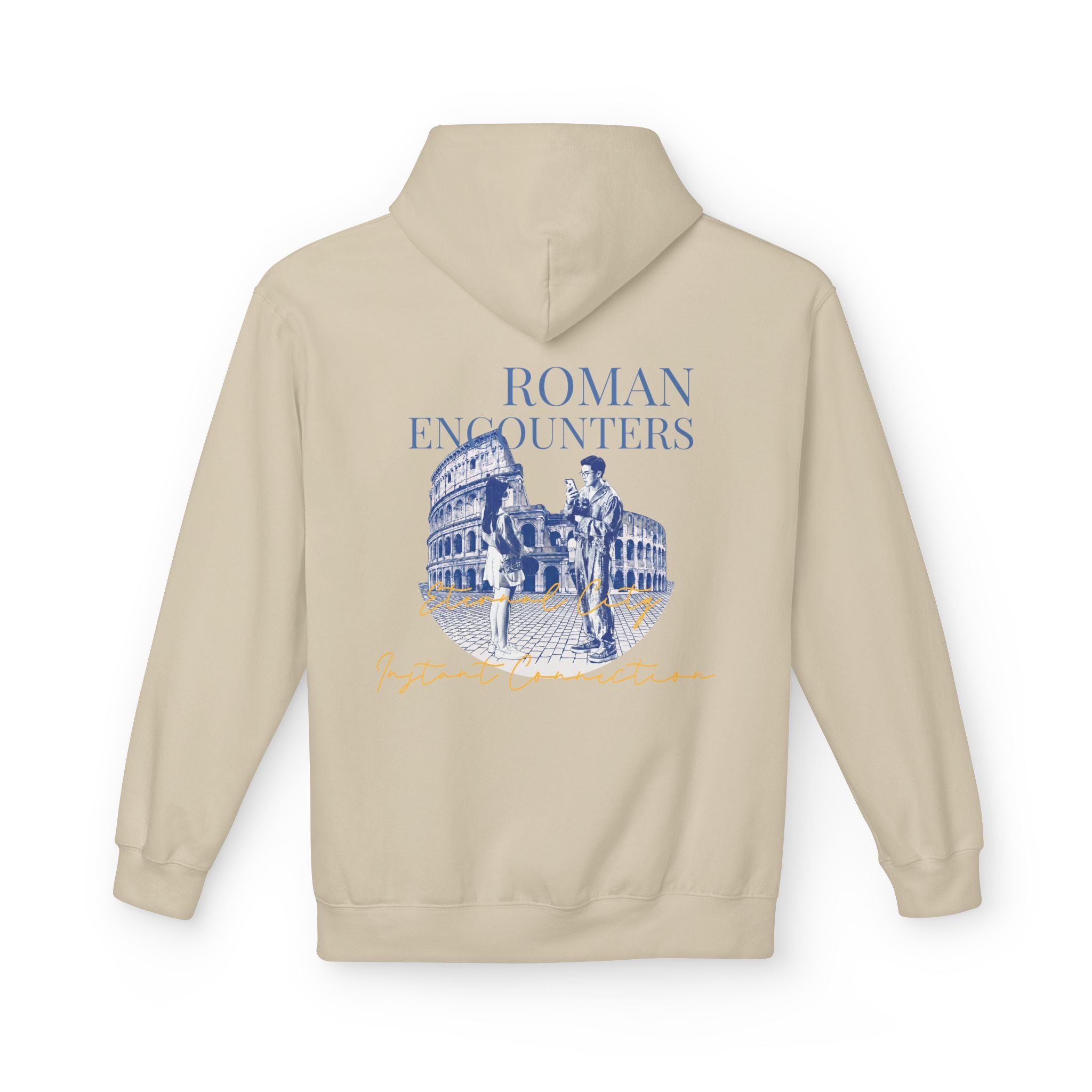 Roman Encounters Hoodie | Colosseum Travel Landmark Sweatshirt