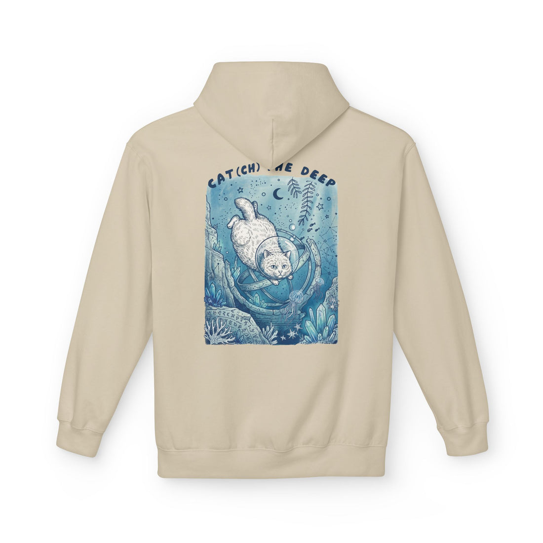 Cat Deep Sea Adventure Hoodie | Vintage Ocean Explorer Graphic Sweatshirt