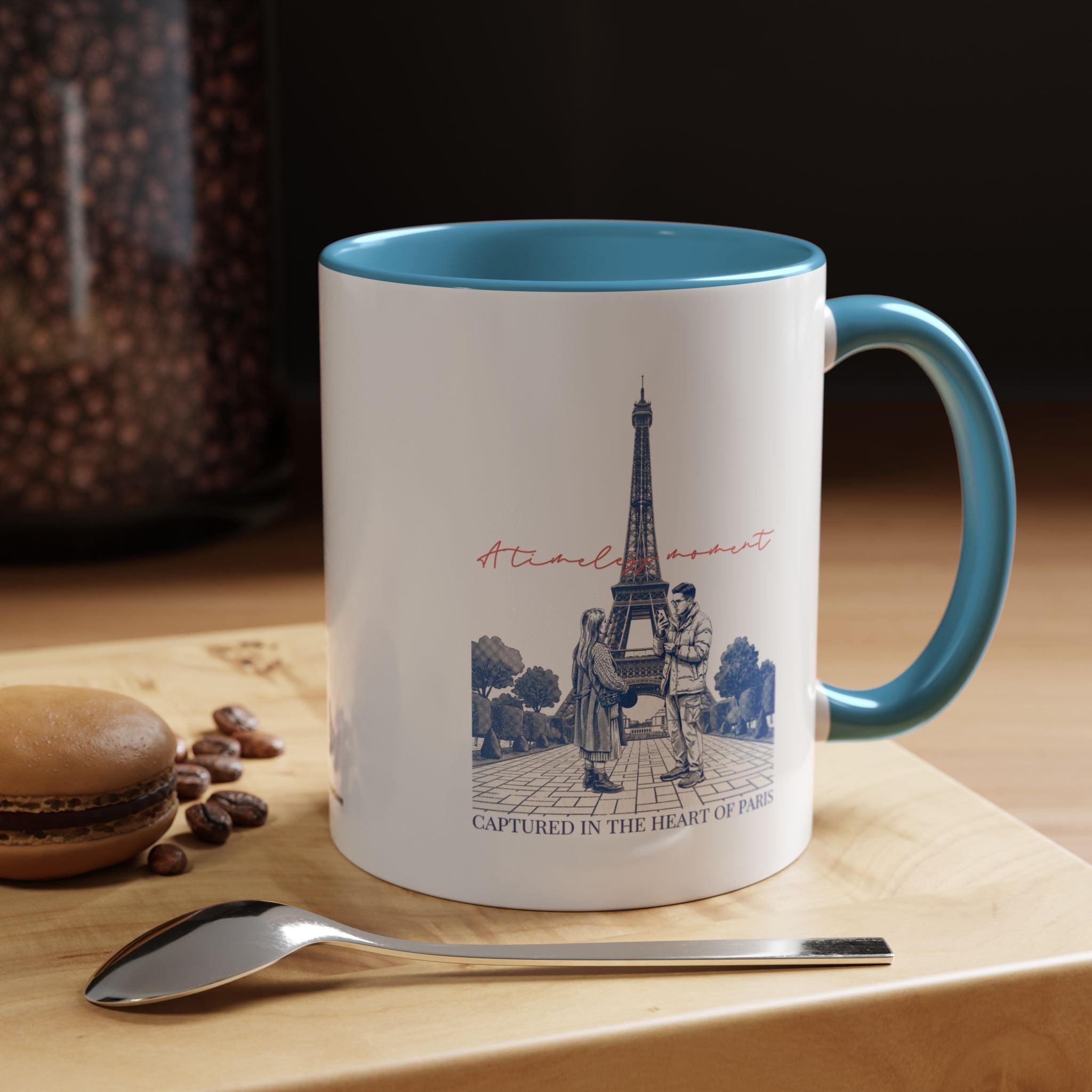 Paris Travel Memory Mug - Eiffel Tower Coffee Cup for Travelers