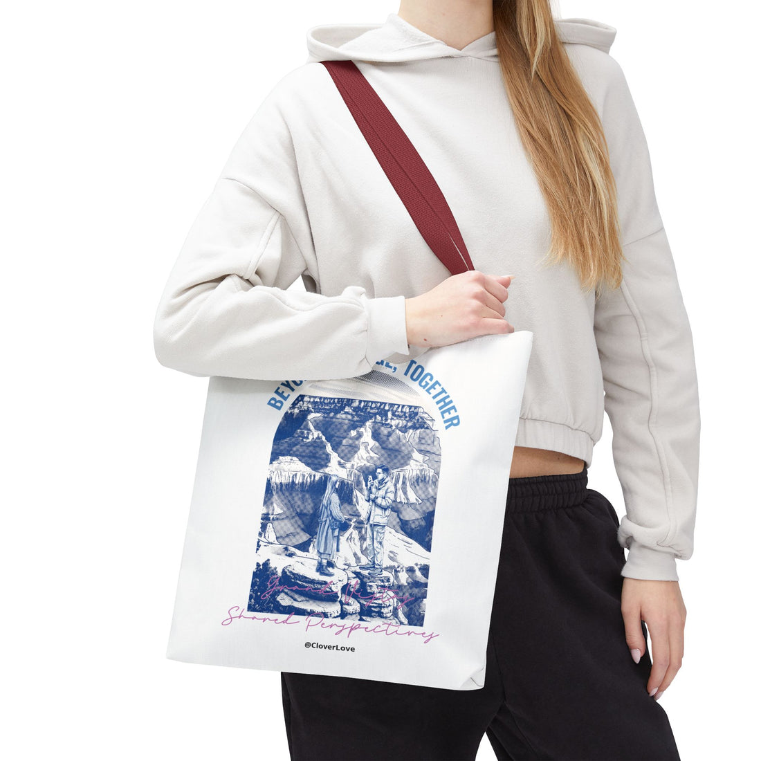 Beyond The Edge Travel Tote Bag | Grand Canyon Adventure Canvas Tote Bag for Travel Lovers