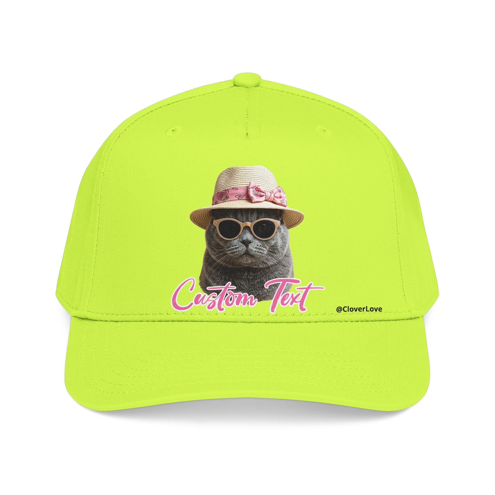 Cute Cat Photo Hat | Personalized Pet Lover Baseball Cap