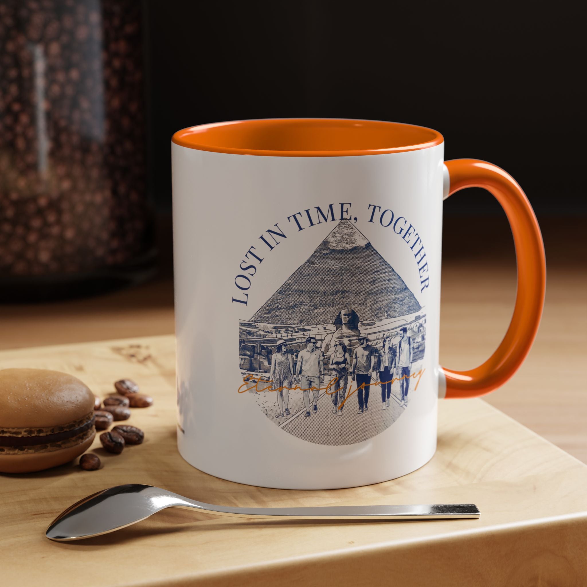 Egypt Travel Memory Mug - Pyramid Adventure Coffee Cup for Travelers