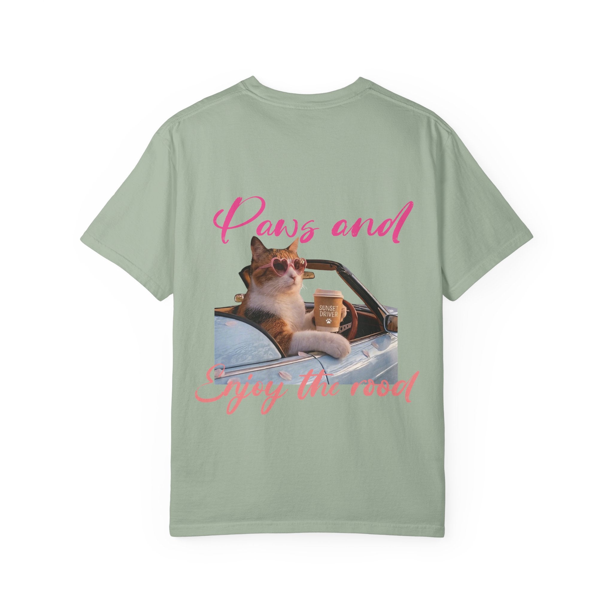 Custom Pet Travel T-Shirt - Summer Road Trip Tee for Cat Lovers